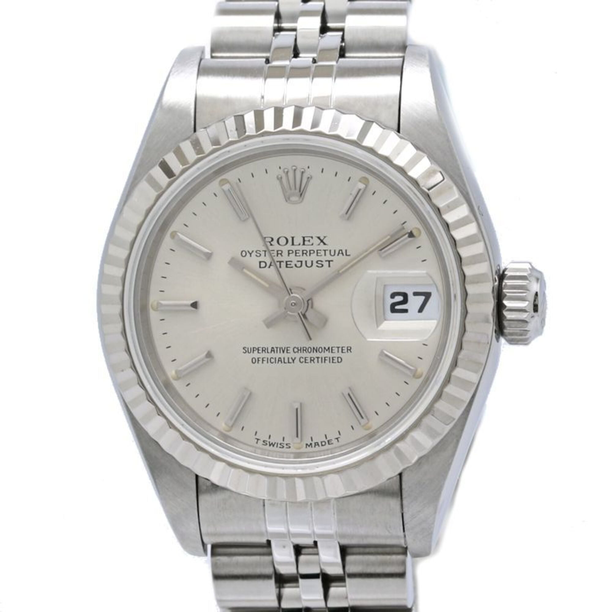 Rolex Datejust 69174 Silber Zifferblatt 26 mm Uhr