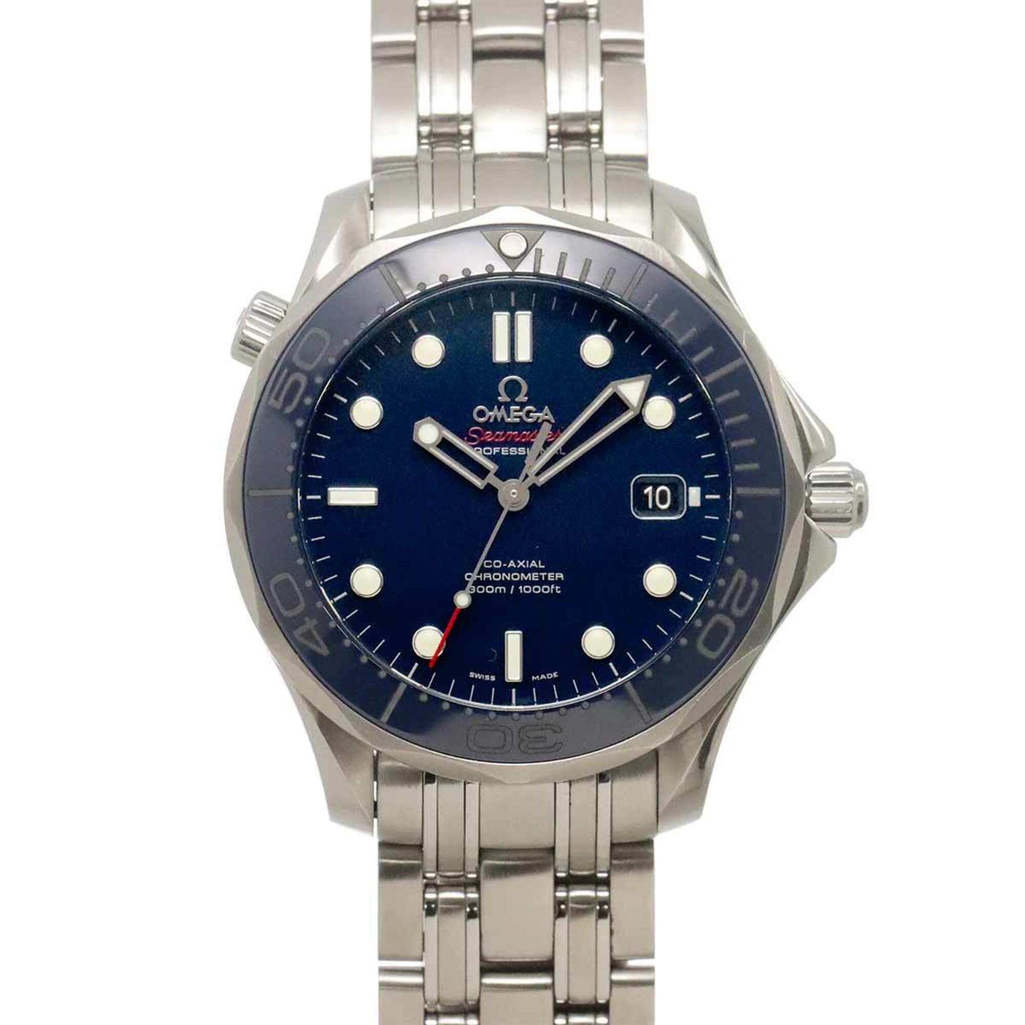 Omega Seamaster Professional Co-Axial 212 30 41 20 03 001 Blue Dial 41mm Watch