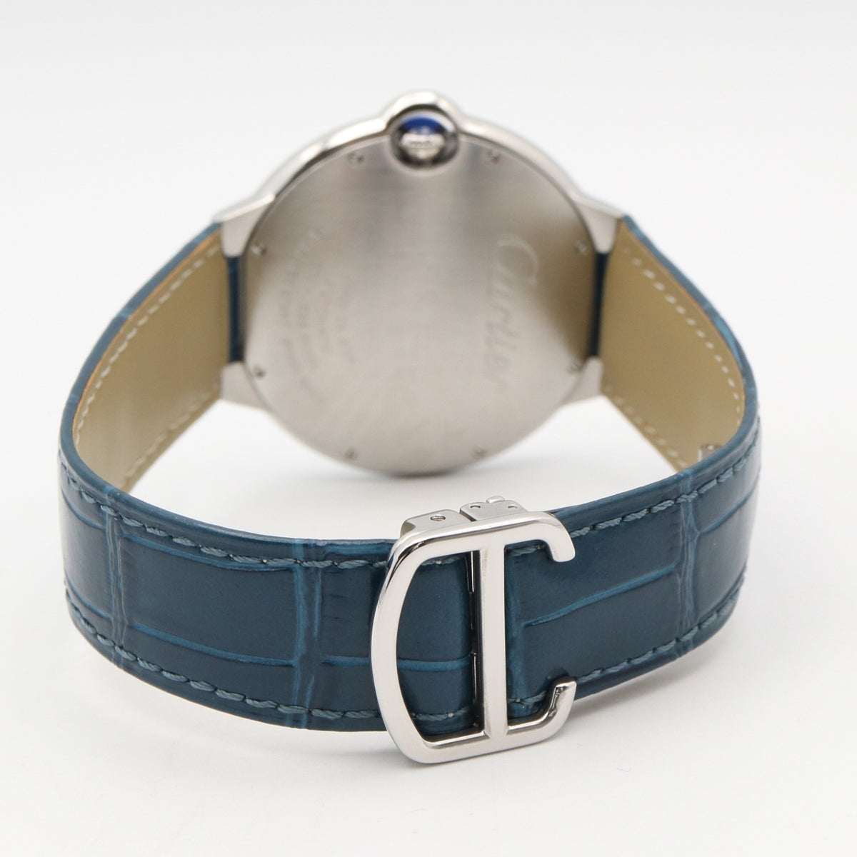 Cartier Ballon Bleu WSBB0025, blaues Zifferblatt, 42 mm Uhr