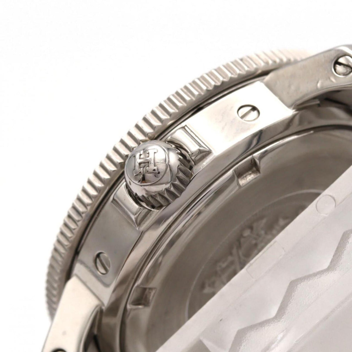 Hermes Clipper Diver CL5.210 horloge met witte wijzerplaat, 28 mm