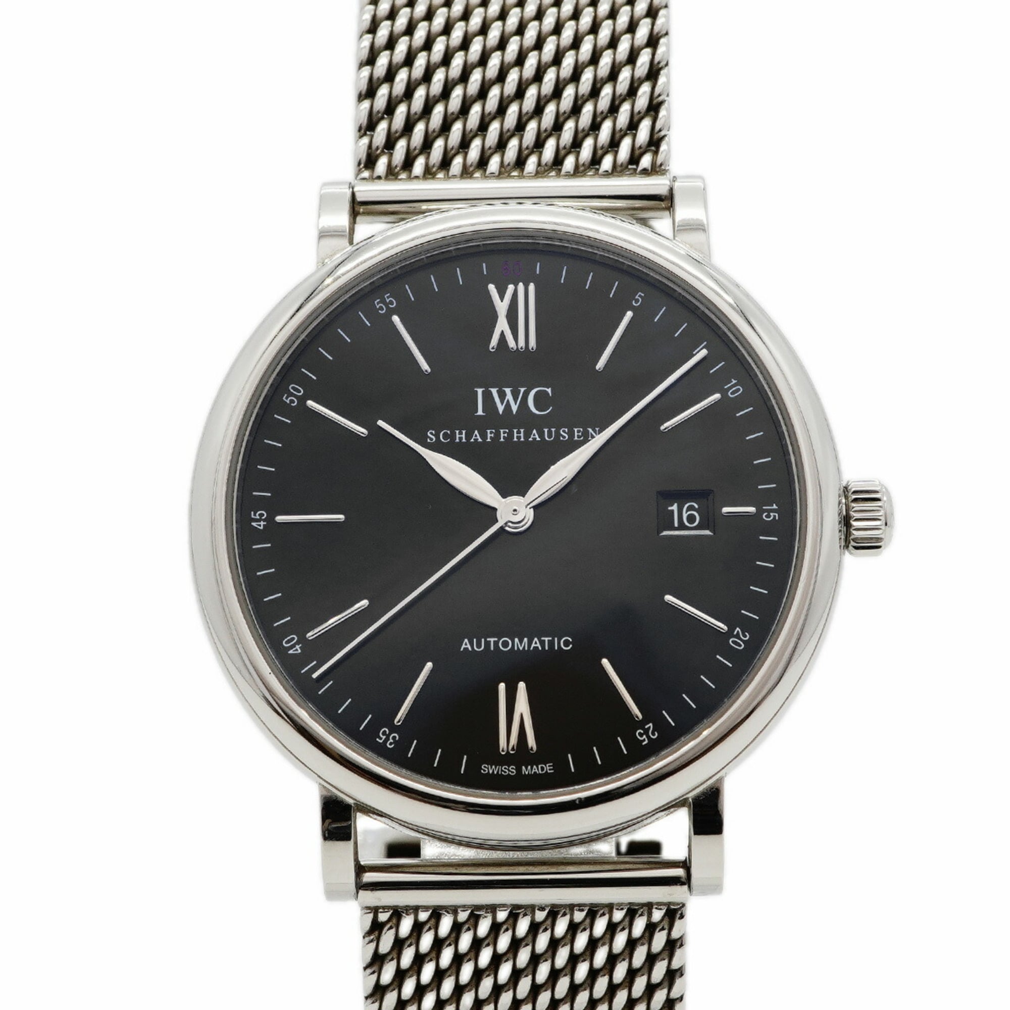 IWC Schaffhausen Portofino IW356506 Black Dial Men's Watch