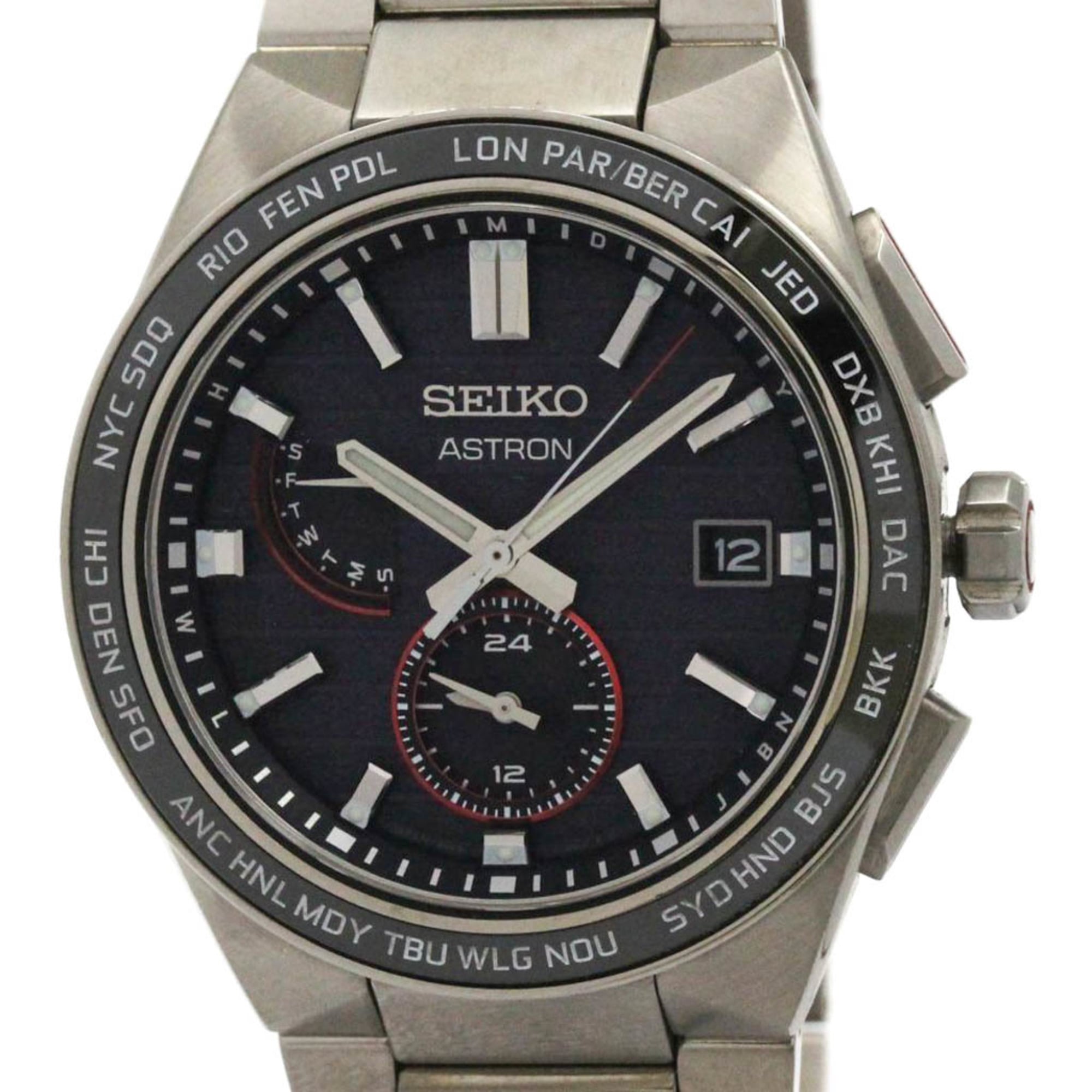 SEIKO Astron JAL 70th Anniversary Titanium Solar Radio Waves Mens Watch SBXY075(8B63-0BK0)