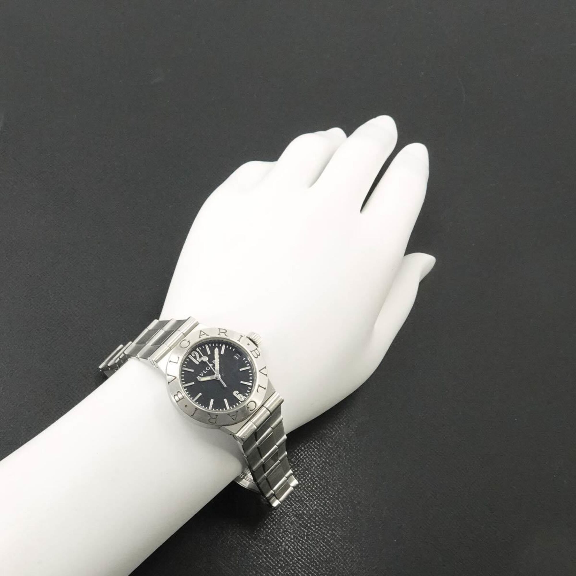 Bvlgari Bulgari BVLGARI Diagono Sport LCV29S Black Dial 29mm Watch