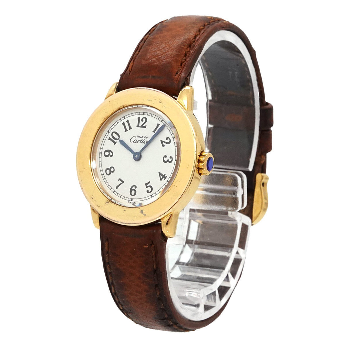 Montre Cartier Must Ronde SM W1008843 Ivoire Cadran 27 mm