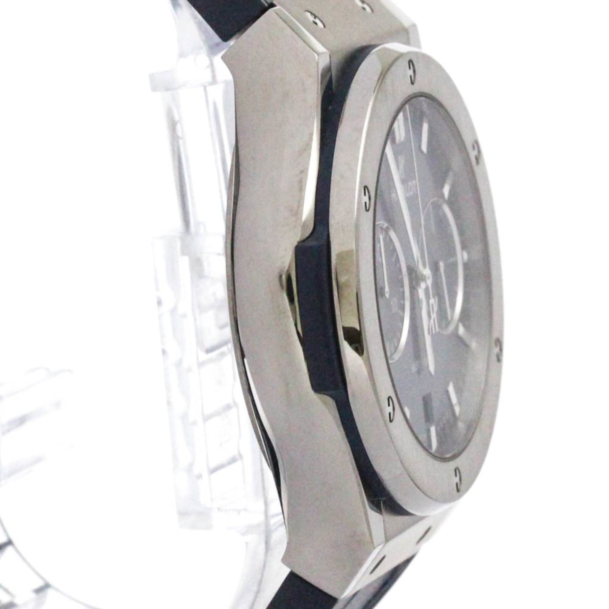 HUBLOT Classic Fusion Herrenuhr aus Titan, blau, 521.NX.7170.LR