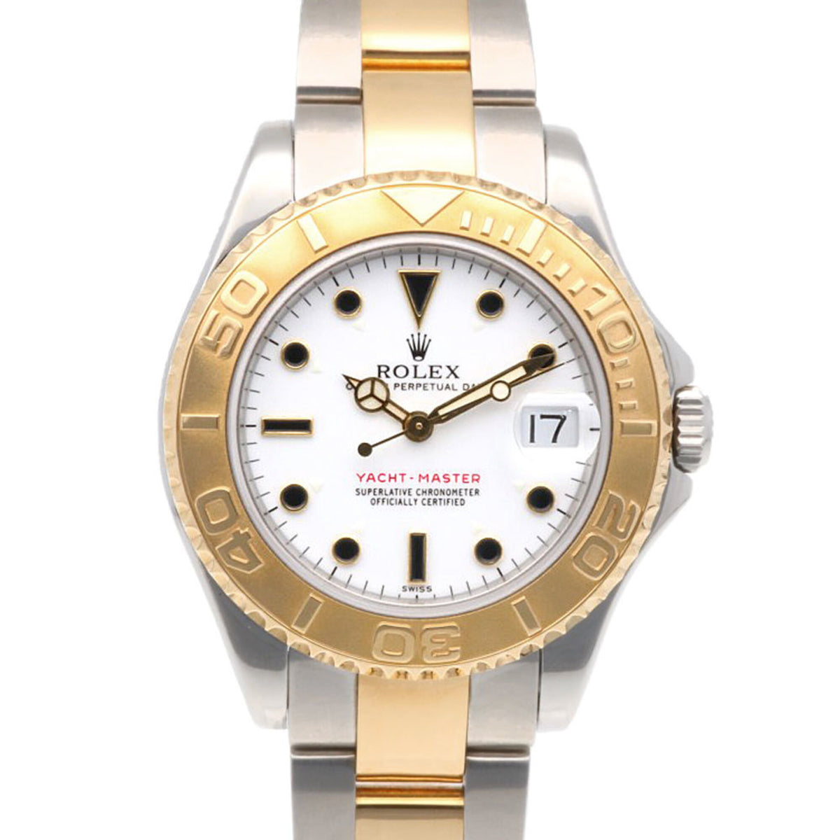 Rolex Yachtmaster Oyster Perpetual 68623 White Dial 37mm Watch