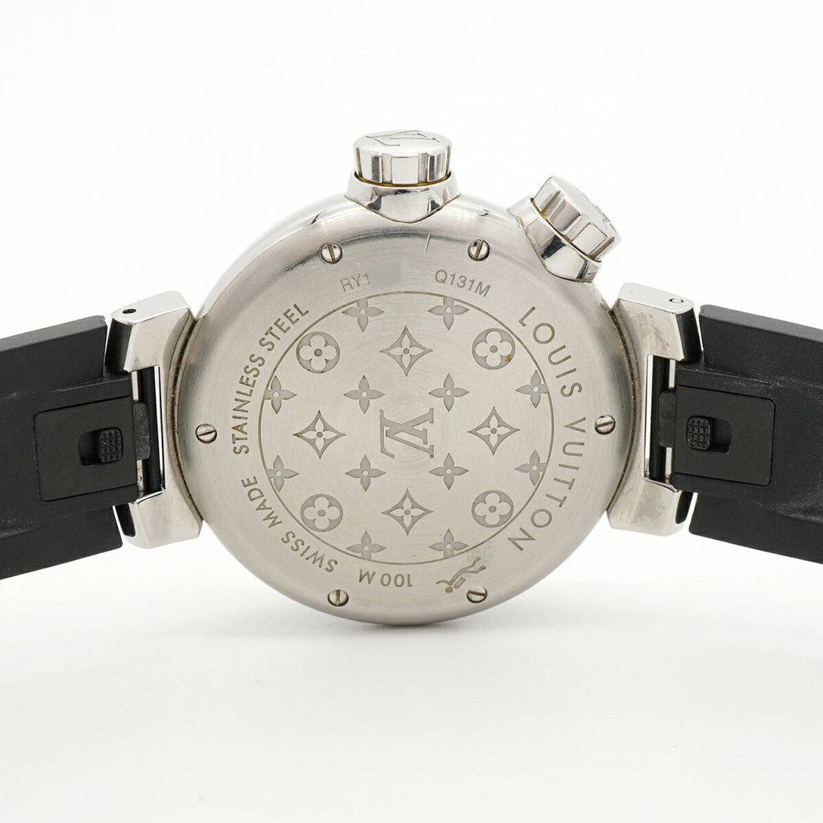 Louis Vuitton Tambour Diving Q131M Silver Dial 34mm Watch