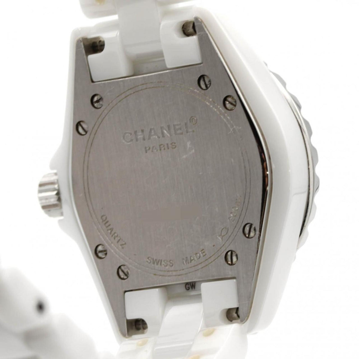 Chanel J12 33mm Ceramic H0968 White Dial 33mm Watch