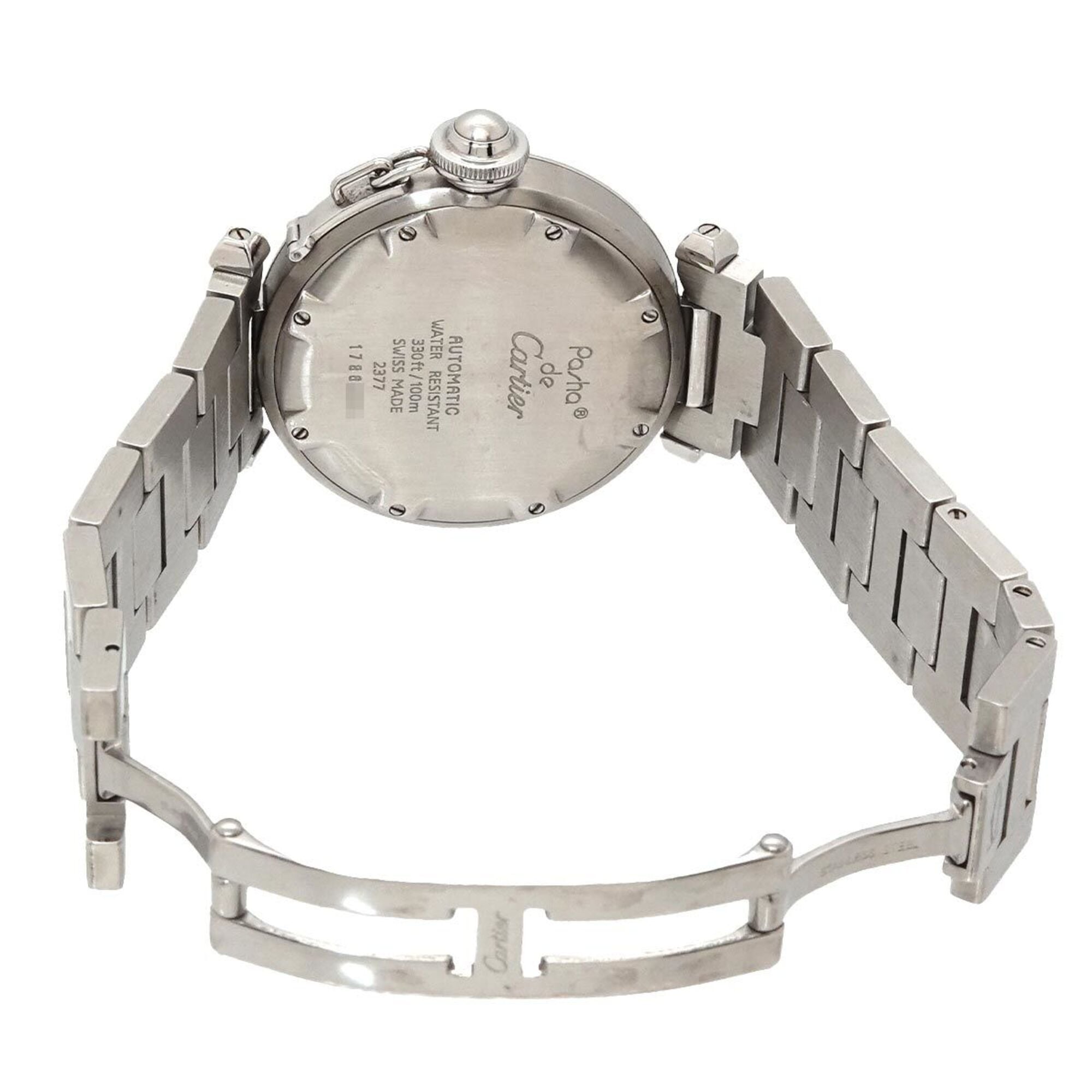 Cartier Pasha C Meridian GMT W31029M7 Boys' Date Silver Automatic Movement