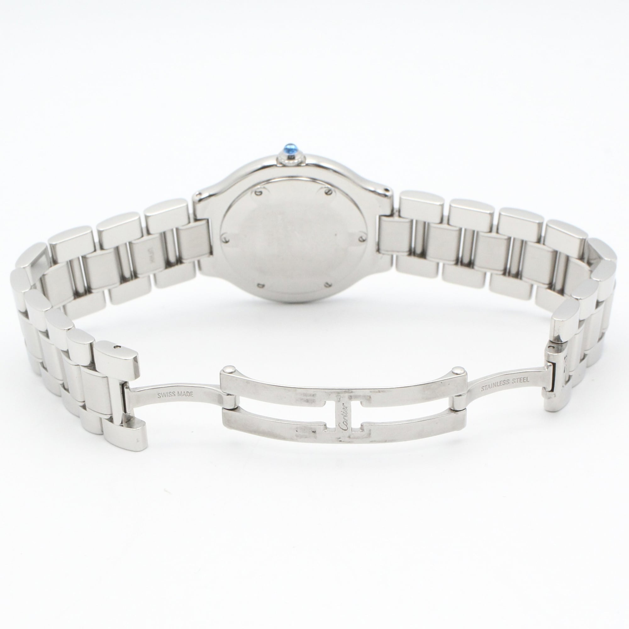 Cartier Must W10110T2 Silver Dial Stainless steel 31mm Watch