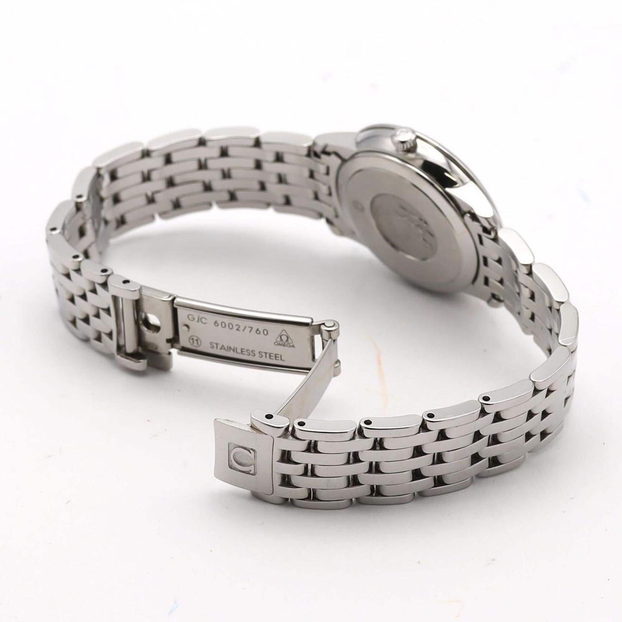Omega De Ville Prestige 6P 424.10.27.60.55.001 Stainless Steel Quartz Watch