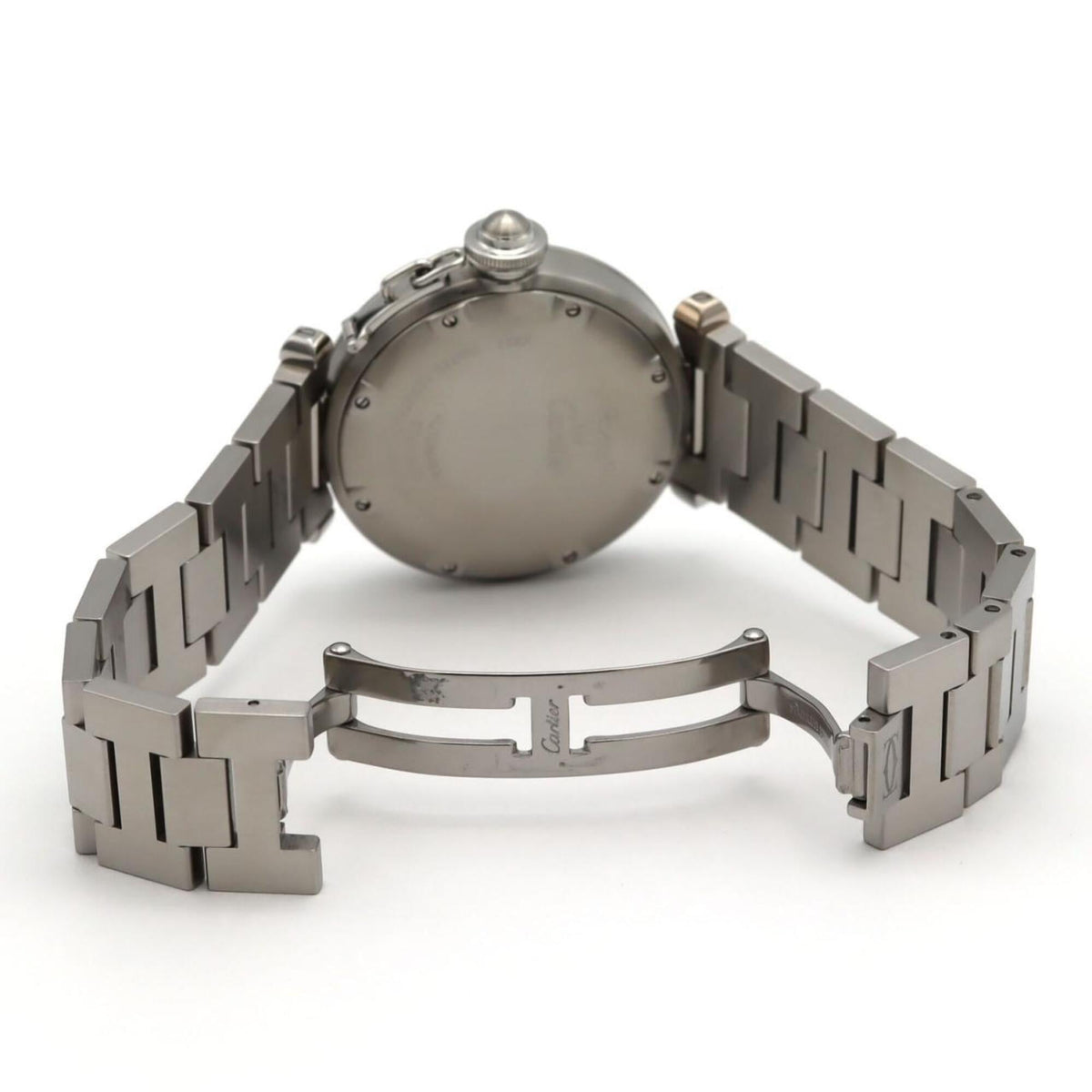 Cartier Pasha C GMT W31029M7 Silber Zifferblatt 35 mm Uhr