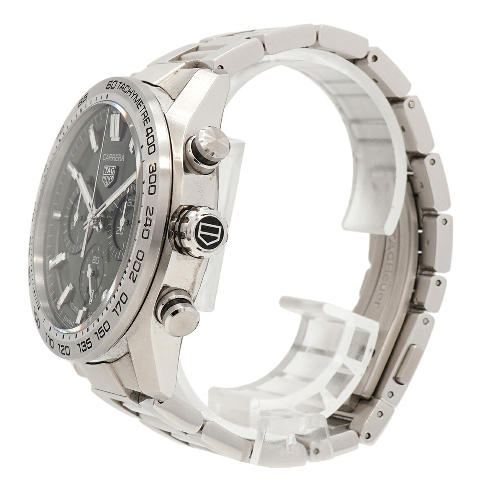 TAG Heuer Carrera Calibre 02 Sport CBN2A10 Green Dial 44mm Watch