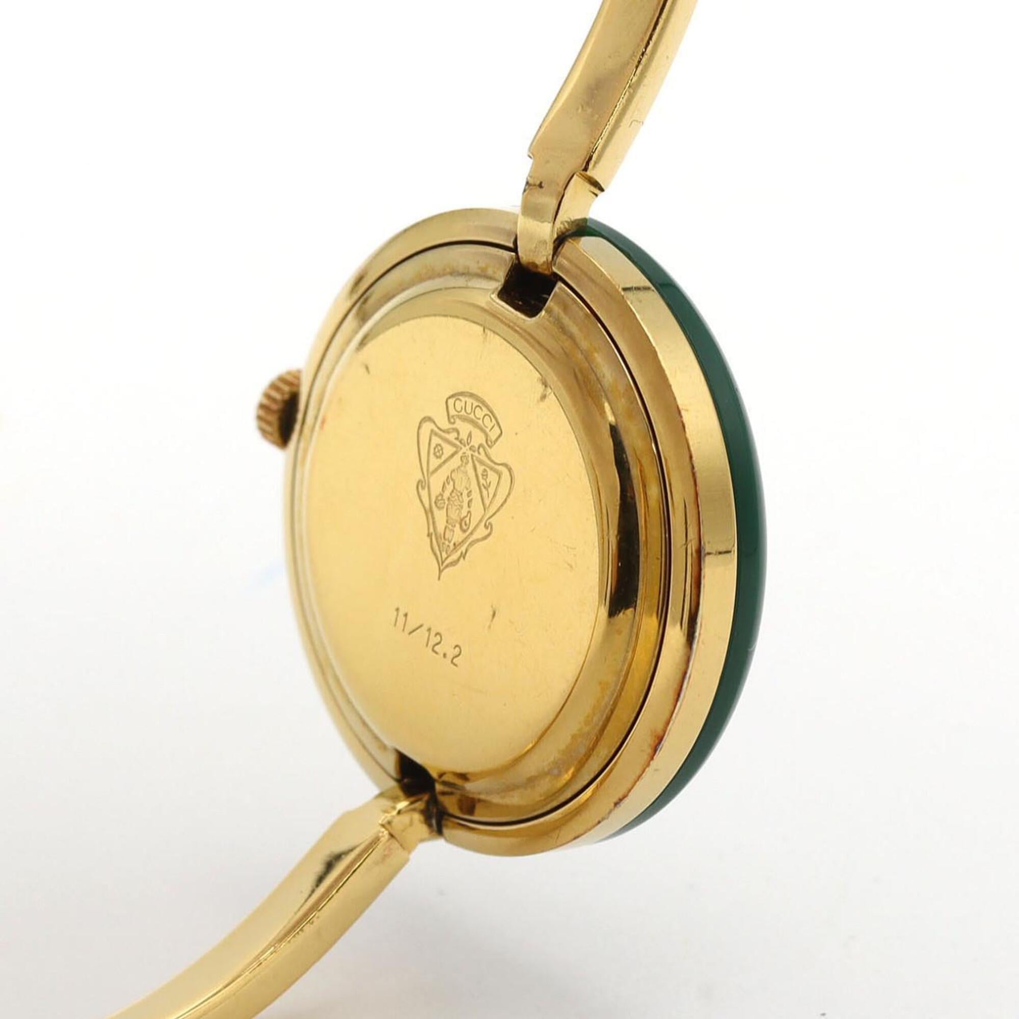 Gucci Change Ring GP Medium Size 11 12.2 Quartz Watch
