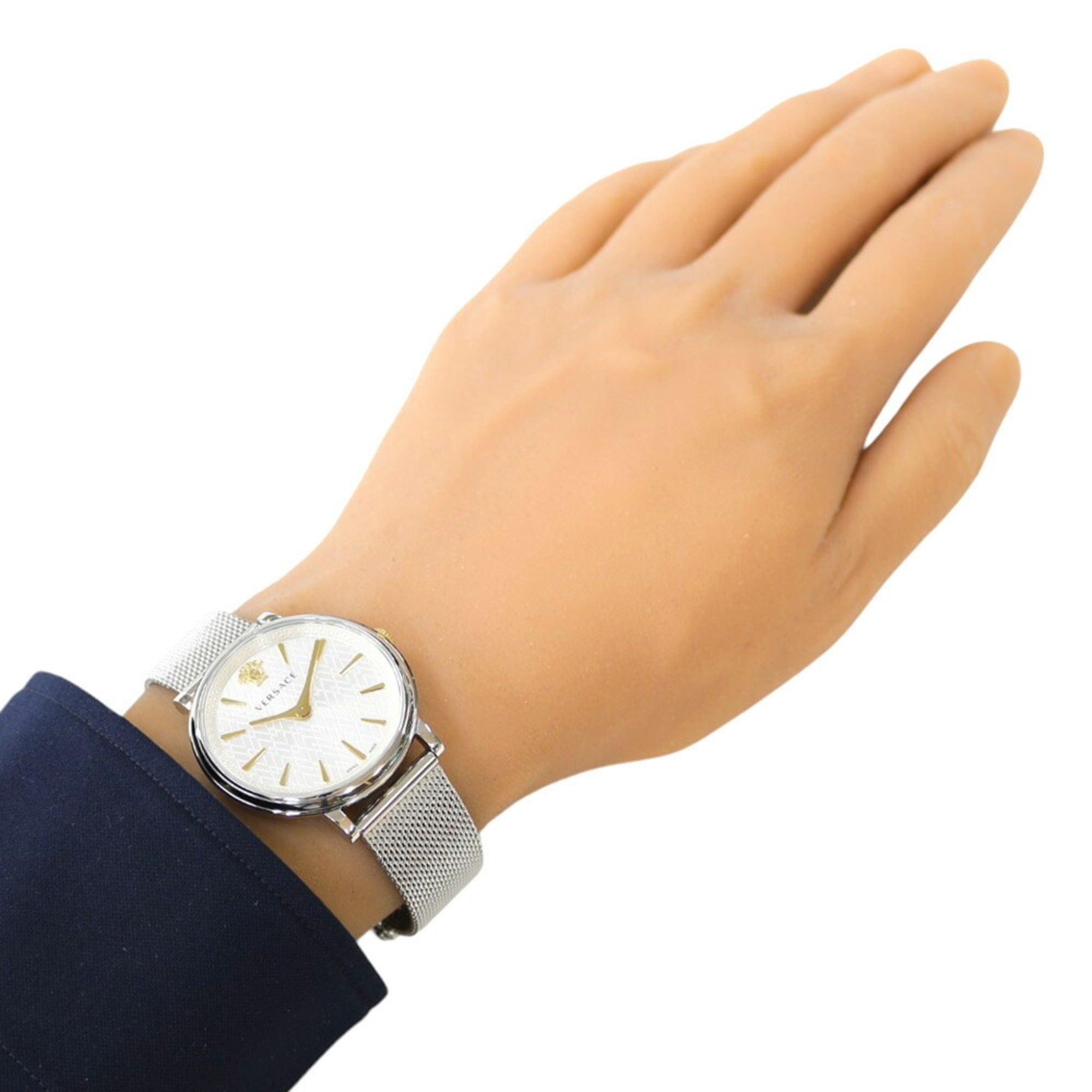 Versace Icon Watch, Stainless Steel Quartz, Men's VERSACE