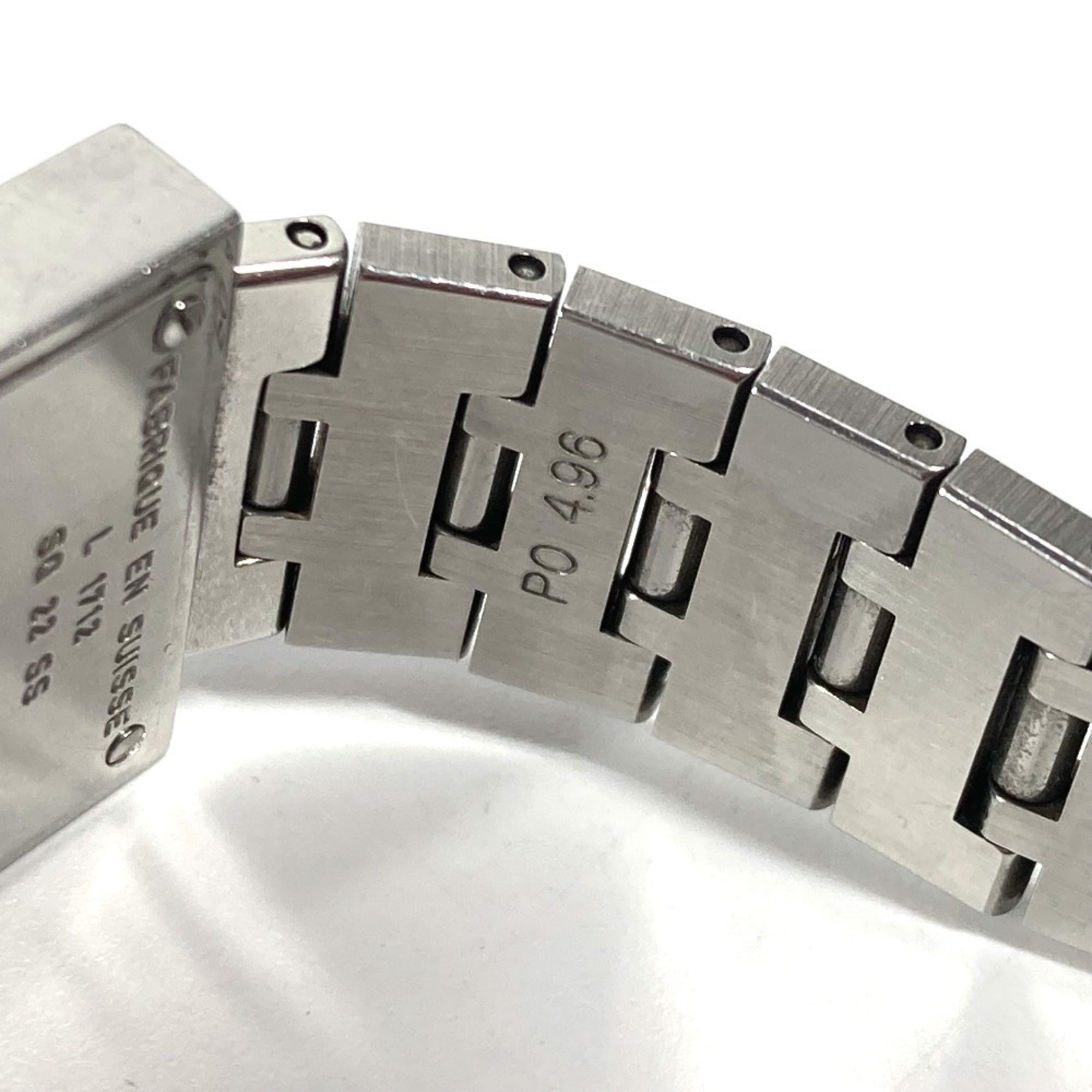 BVLGARI SQ22SS Quadratisch Quadrado Damenuhr, Edelstahl, Silber