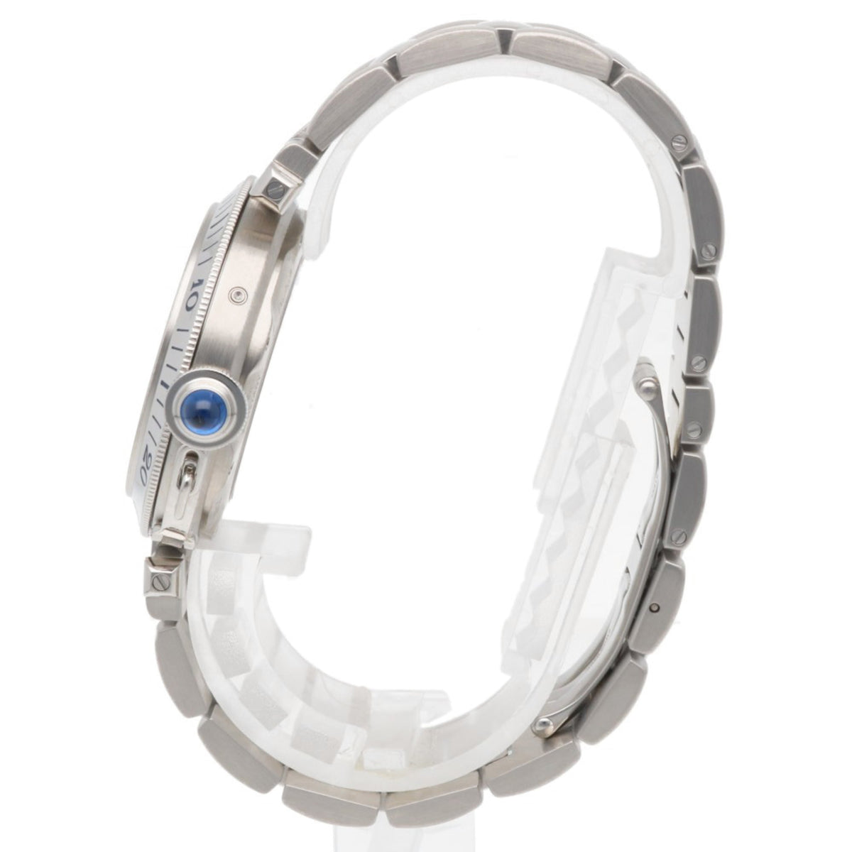 Cartier Pasha Power Reserve W31037H3 Silber Zifferblatt 38 mm Uhr