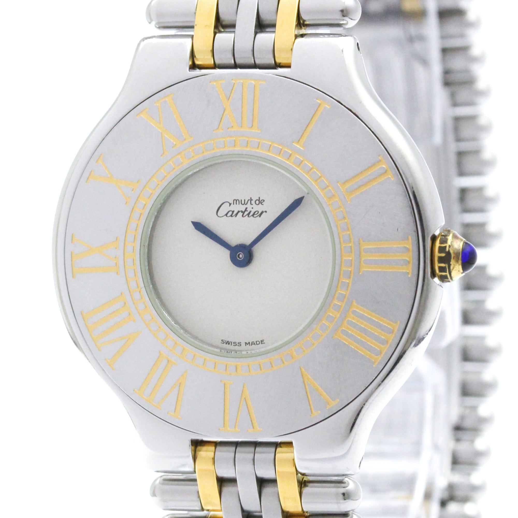 Cartier Must 21 W10050F4 Silber Zifferblatt 31 mm Uhr