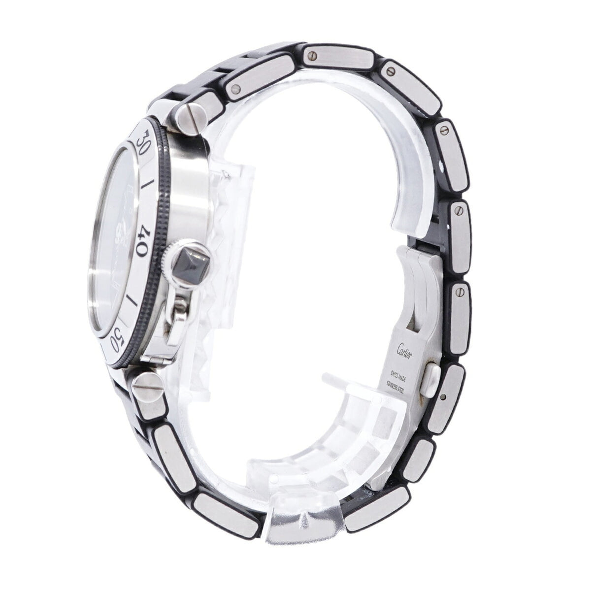 Cartier Pasha Seatimer W31077U2 Noir Cadran 40mm Montre