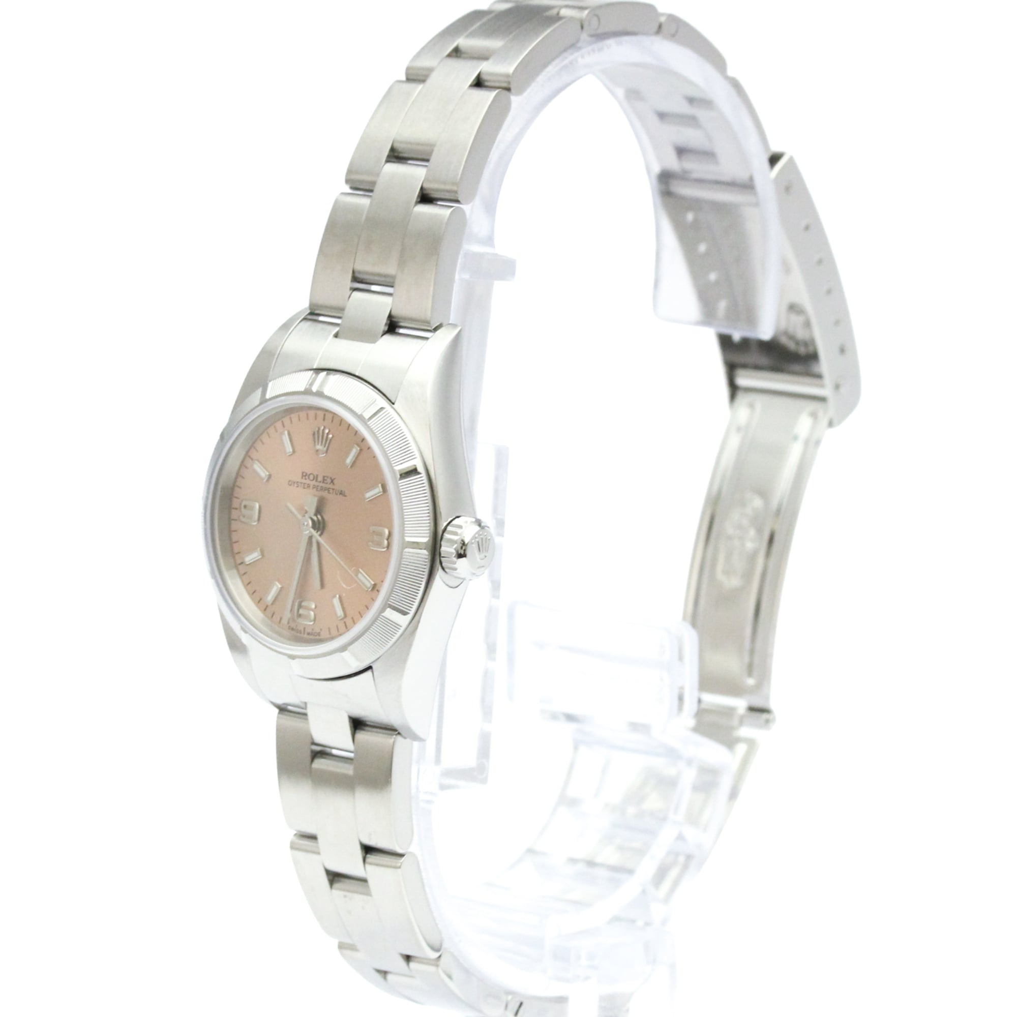 Rolex Oyster Perpetual 76030 Orange Dial 25mm Watch