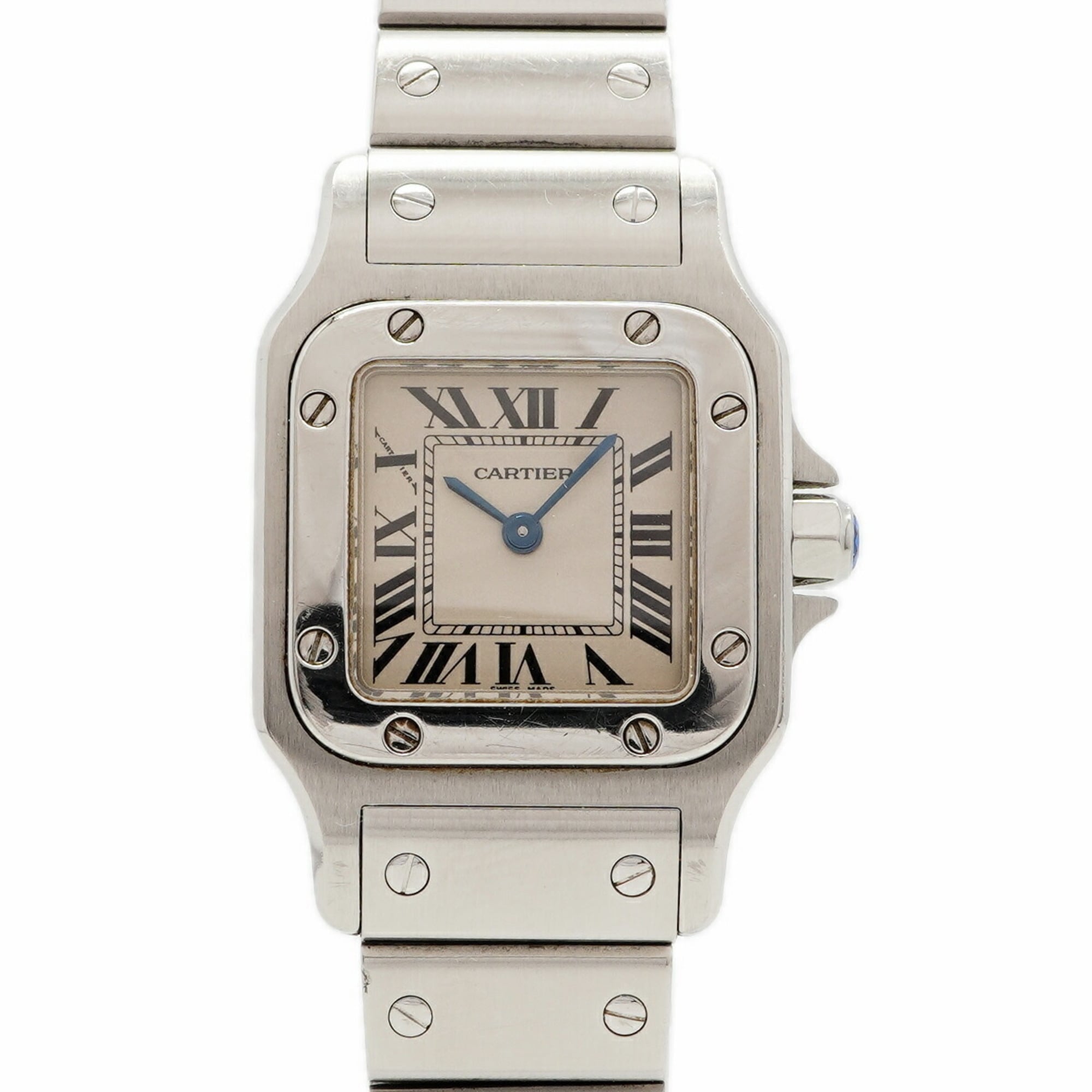 Cartier Santos Galbee SM W20056D6 Ivory Dial Women's Watch