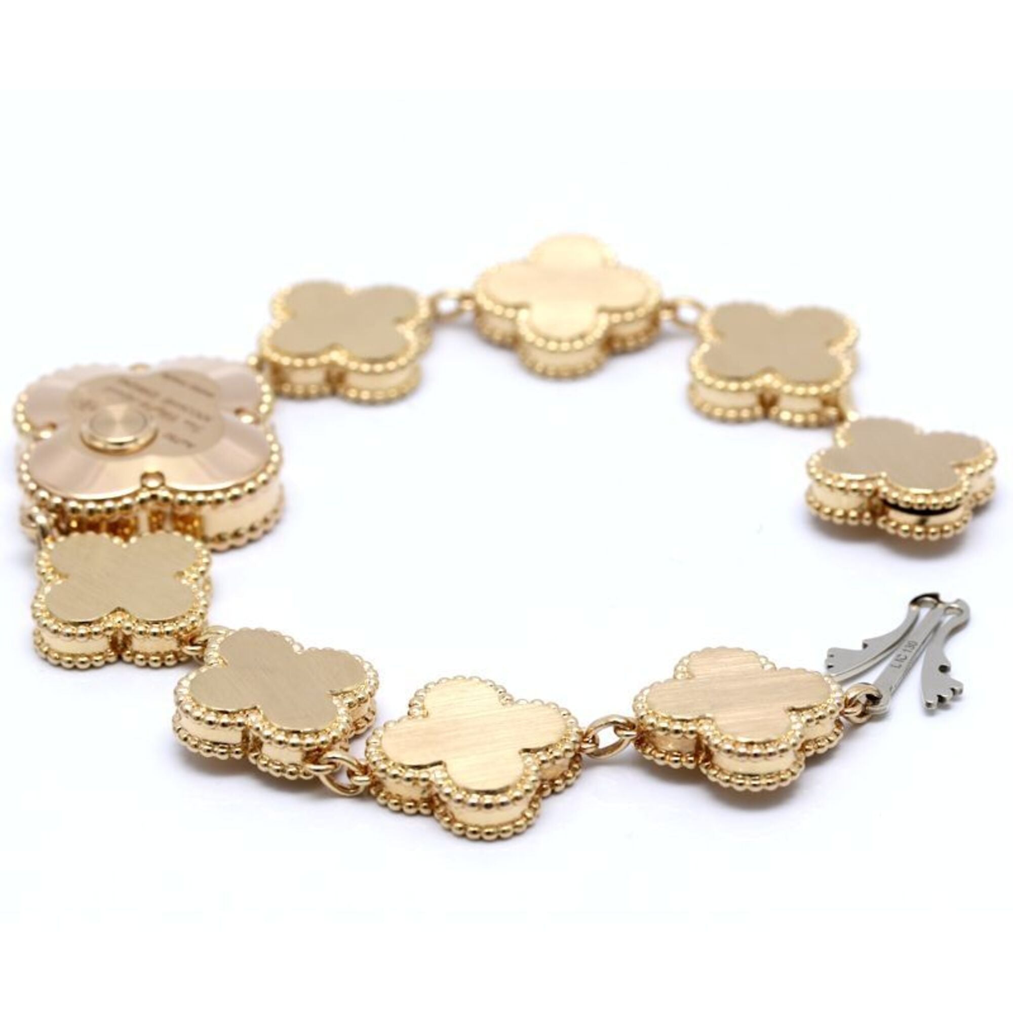 Van Cleef & Arpels Sweet Alhambra Guilloche VCARO90100 2386240 Damenuhr aus 18 Karat Roségold 40437
