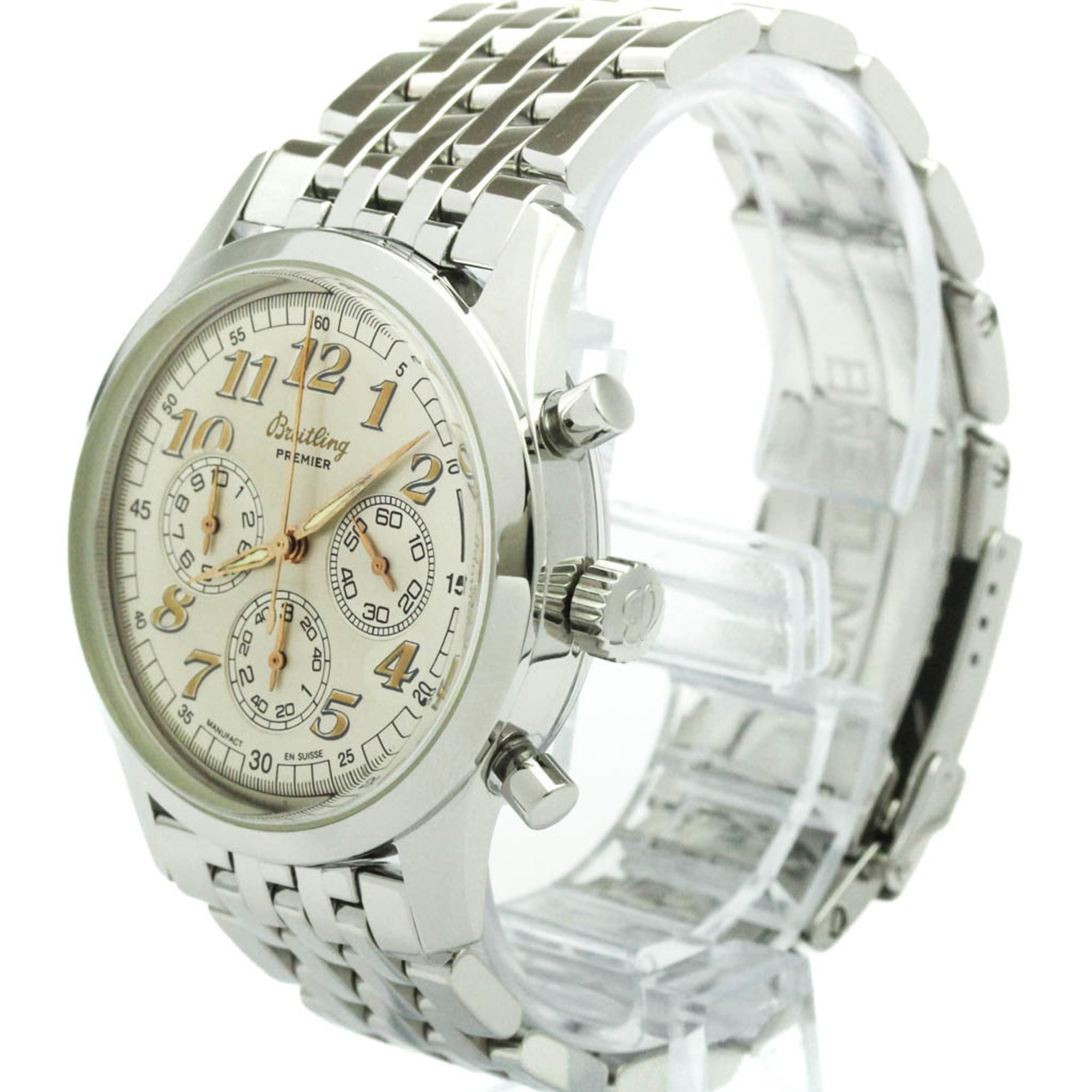 Breitling Navitimer A40035 Silver Dial Stainless steel 36mm Watch
