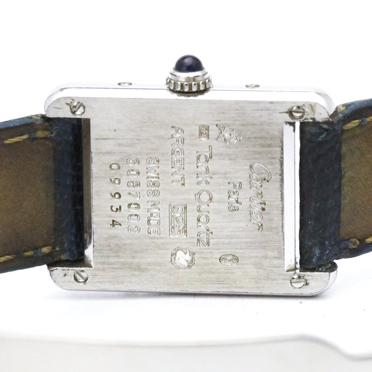 Montre Cartier Must Tank W1001565 Blanc avec cadran de 20 mm
