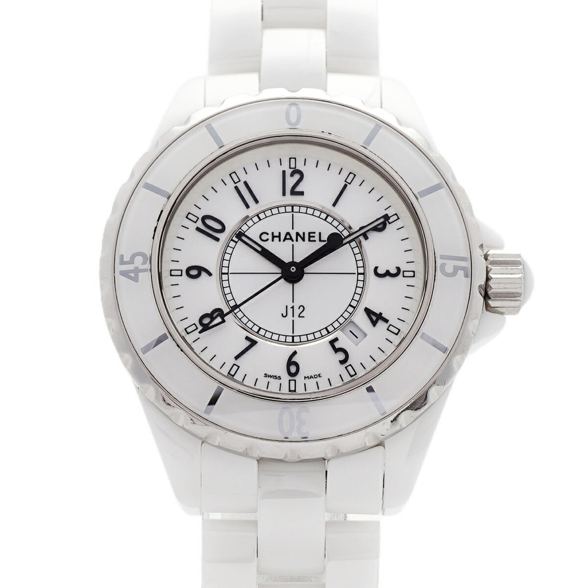 Chanel J12 H0968 White Dial 34mm Watch