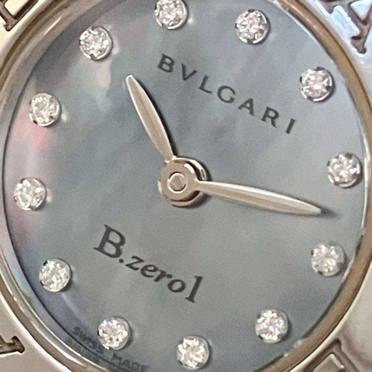 Bvlgari B.zero1 BZ22S Blaues Zifferblatt 22 mm Uhr