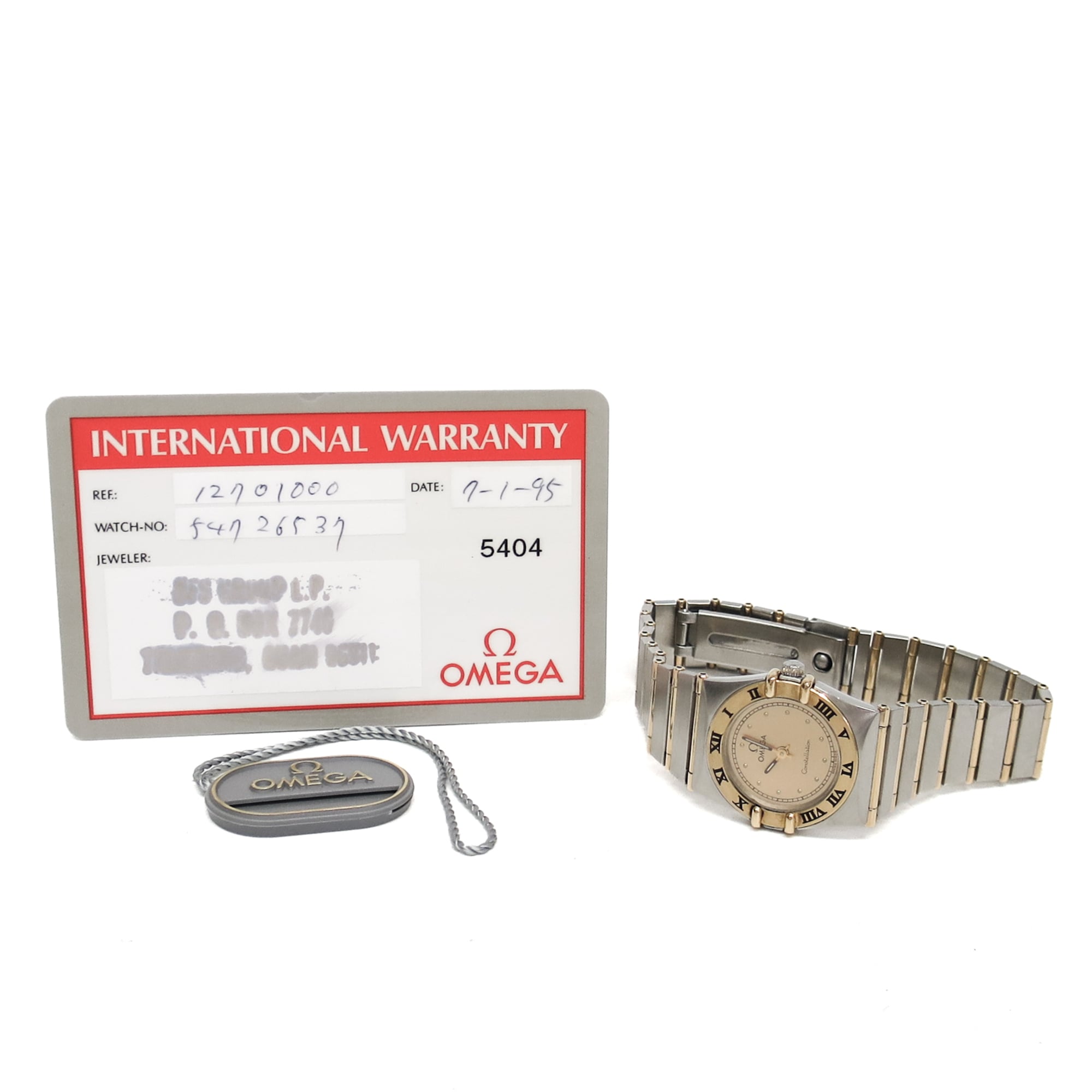 OMEGA Constellation 18K Gold Steel Ladies 795.1080
