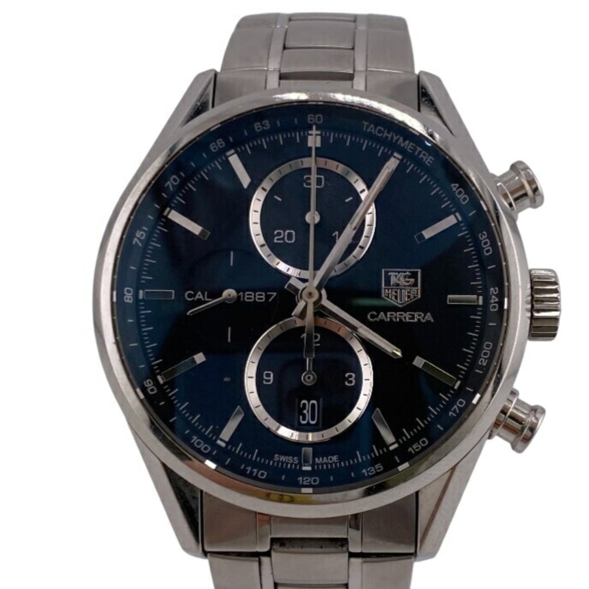 TAG Heuer Carrera car2110-4 Schwarz Zifferblatt 35 mm Uhr
