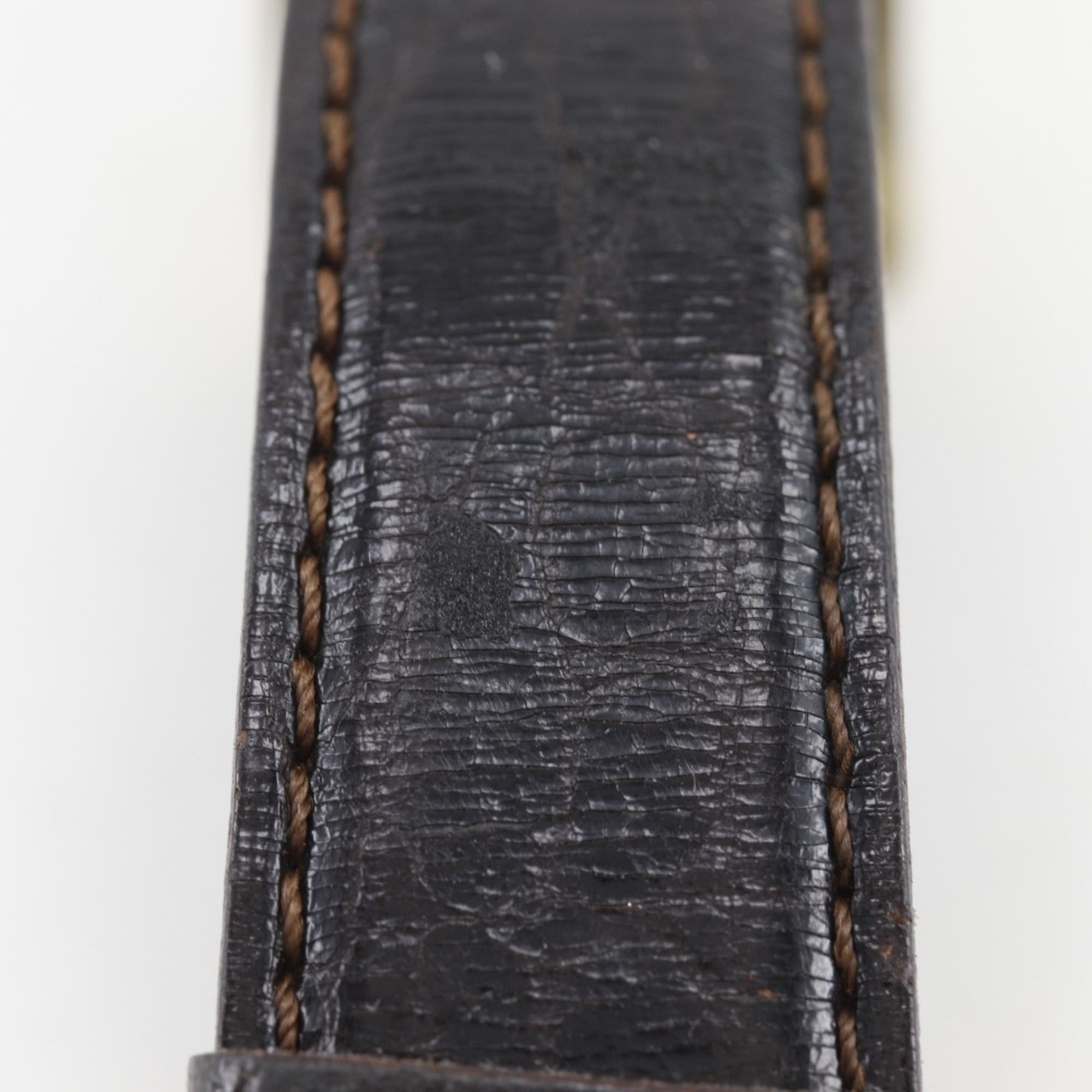 OMEGA Constellation Damenuhr, Edelstahl und Leder, QuarzUhrwerk, analoge Anzeige, goldenes Zifferblatt