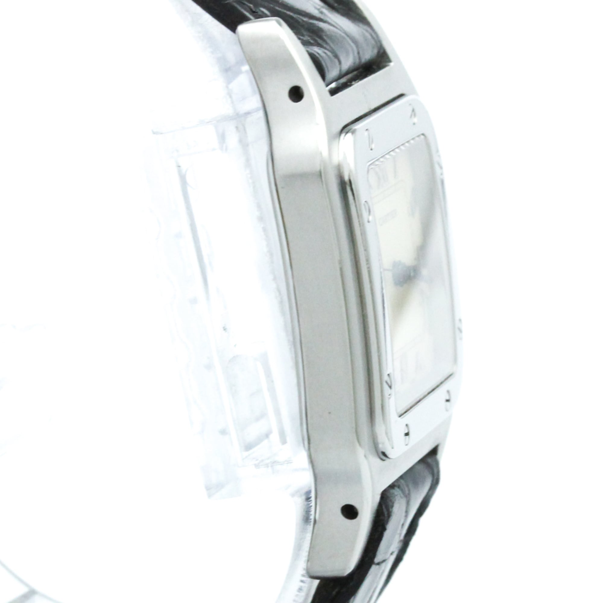 CARTIER Santos Galbee stalen quartz herenhorloge W20025D6