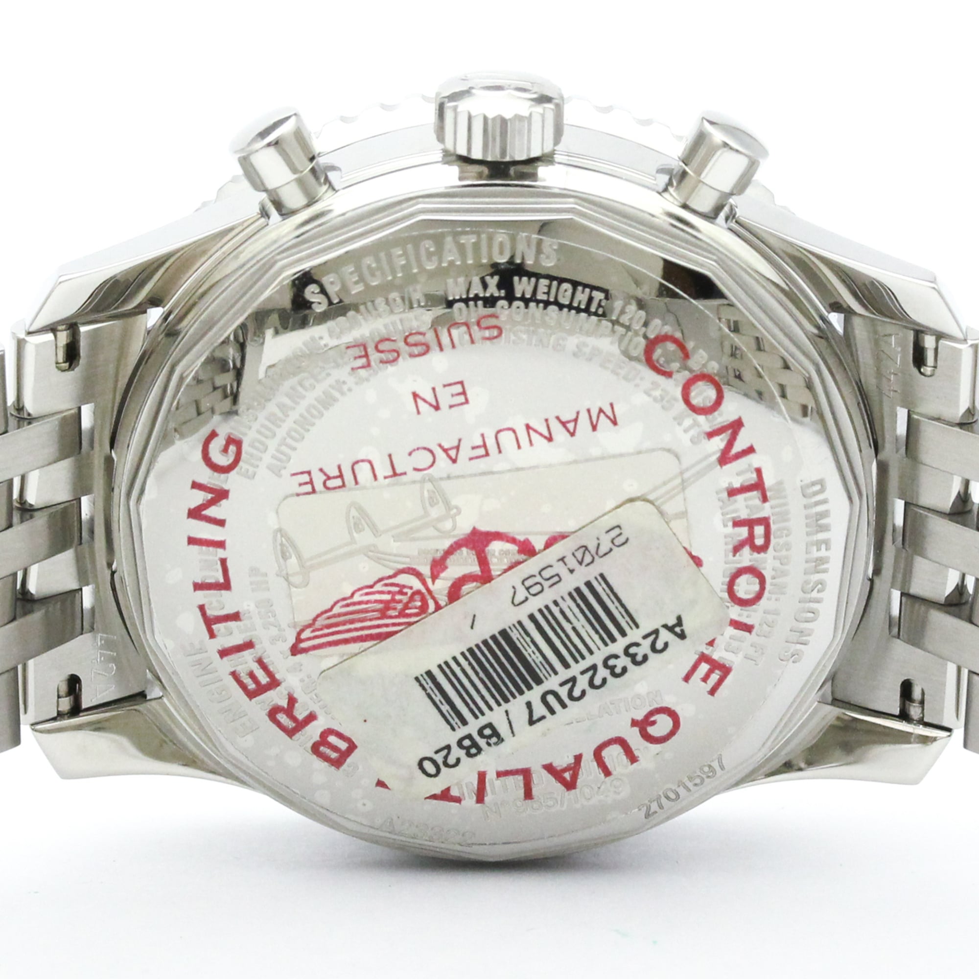 Breitling Navitimer A23322 Black Dial 42mm Watch