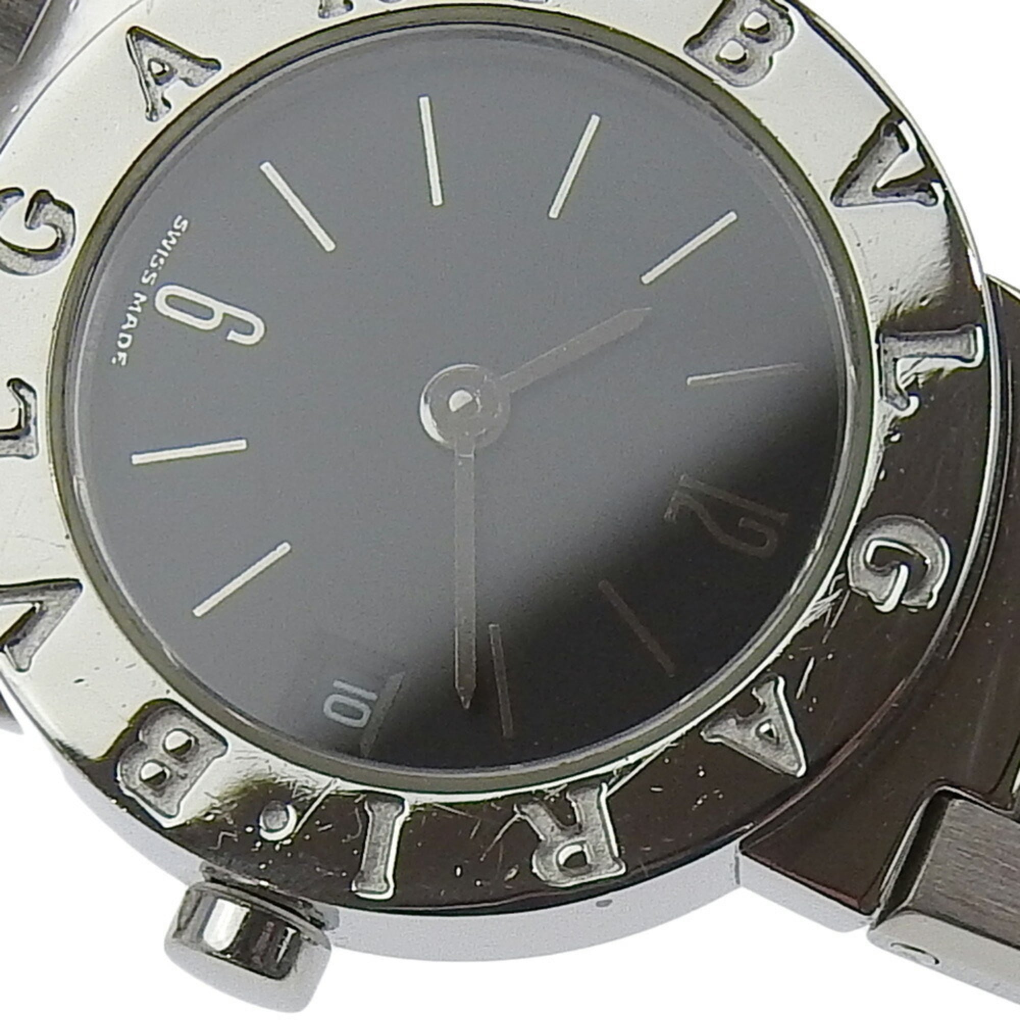 BVLGARI Bvlgari Horloge BB23SS Roestvrij staal Kwarts Analoge wijzerplaat Zwarte wijzerplaat Dames I220724028