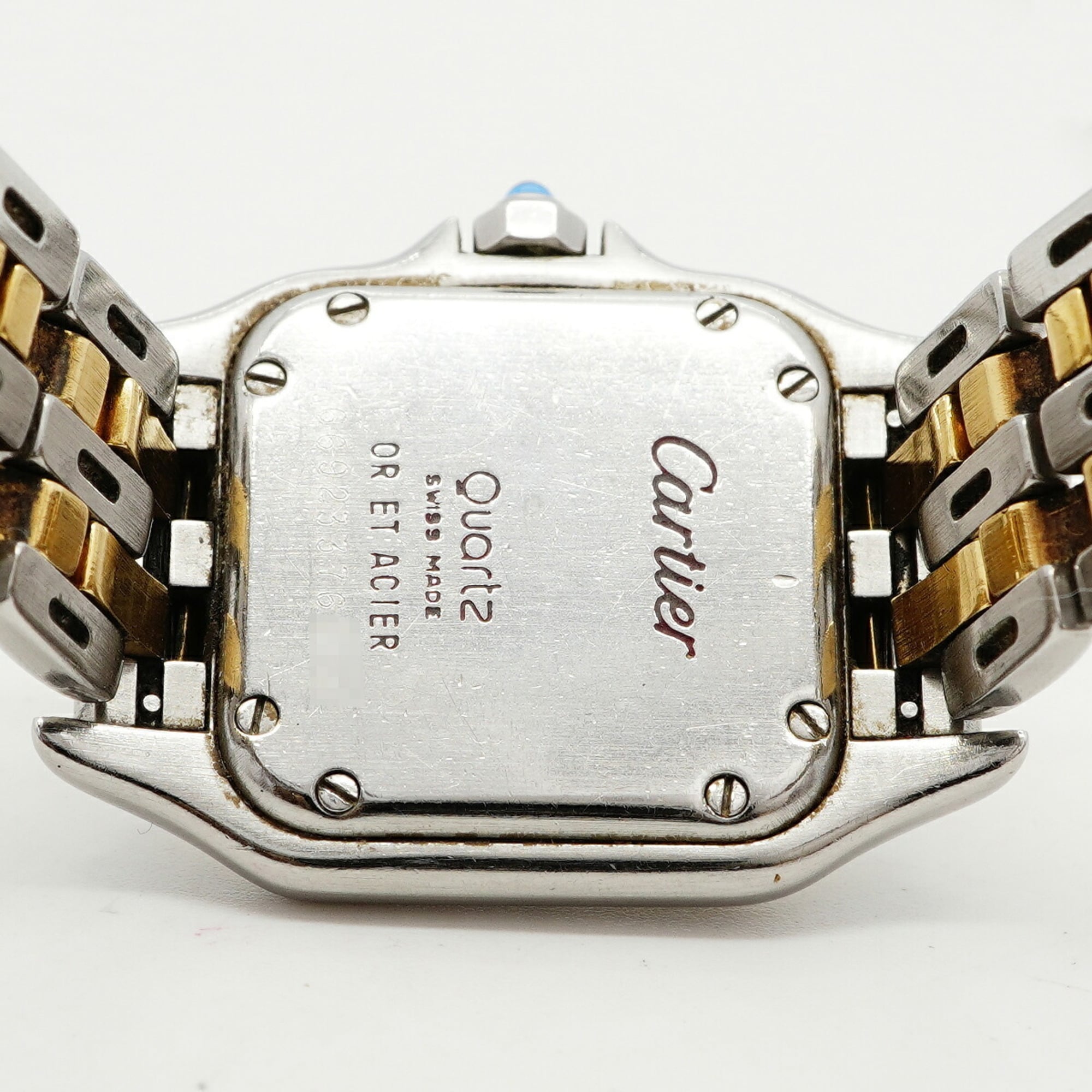 Cartier Panthère SM 2-Row Two-Tone Ivory Dial Wo
