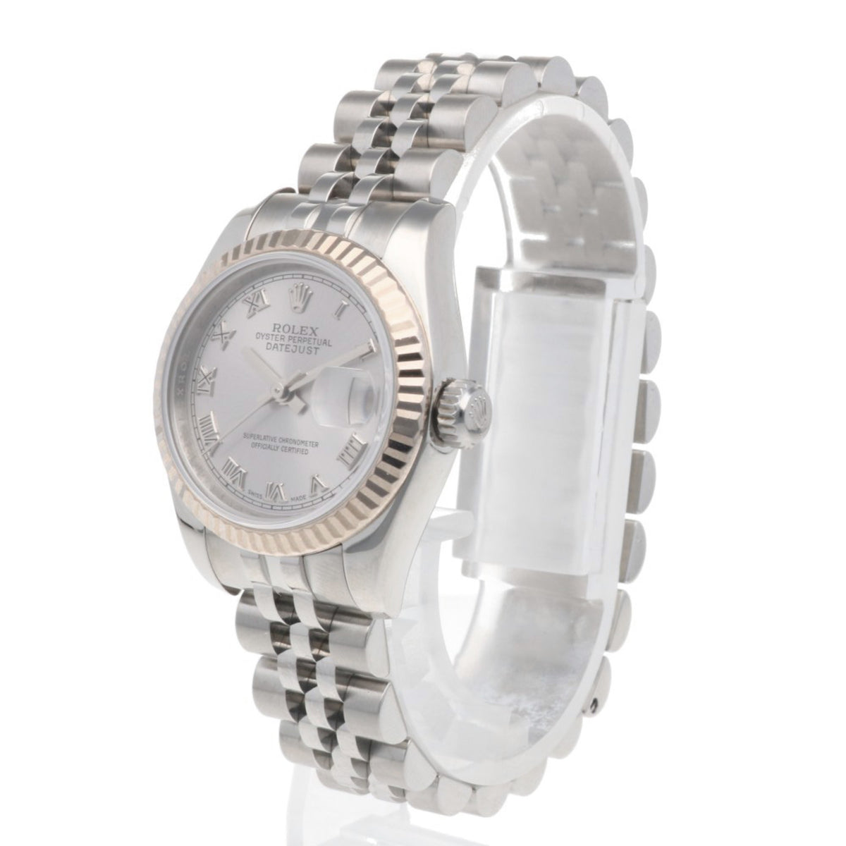 Montre Rolex Datejust Oyster Perpetual 179174, cadran argenté, 26 mm