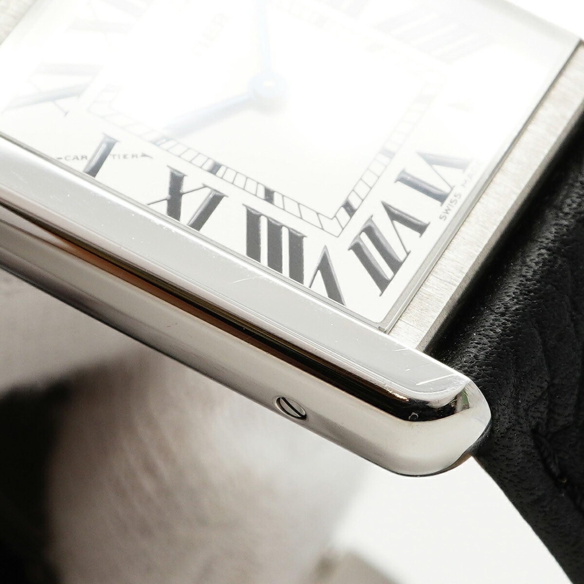 Cartier Tank solo WSTA0030 Silver Dial 24mm Watch
