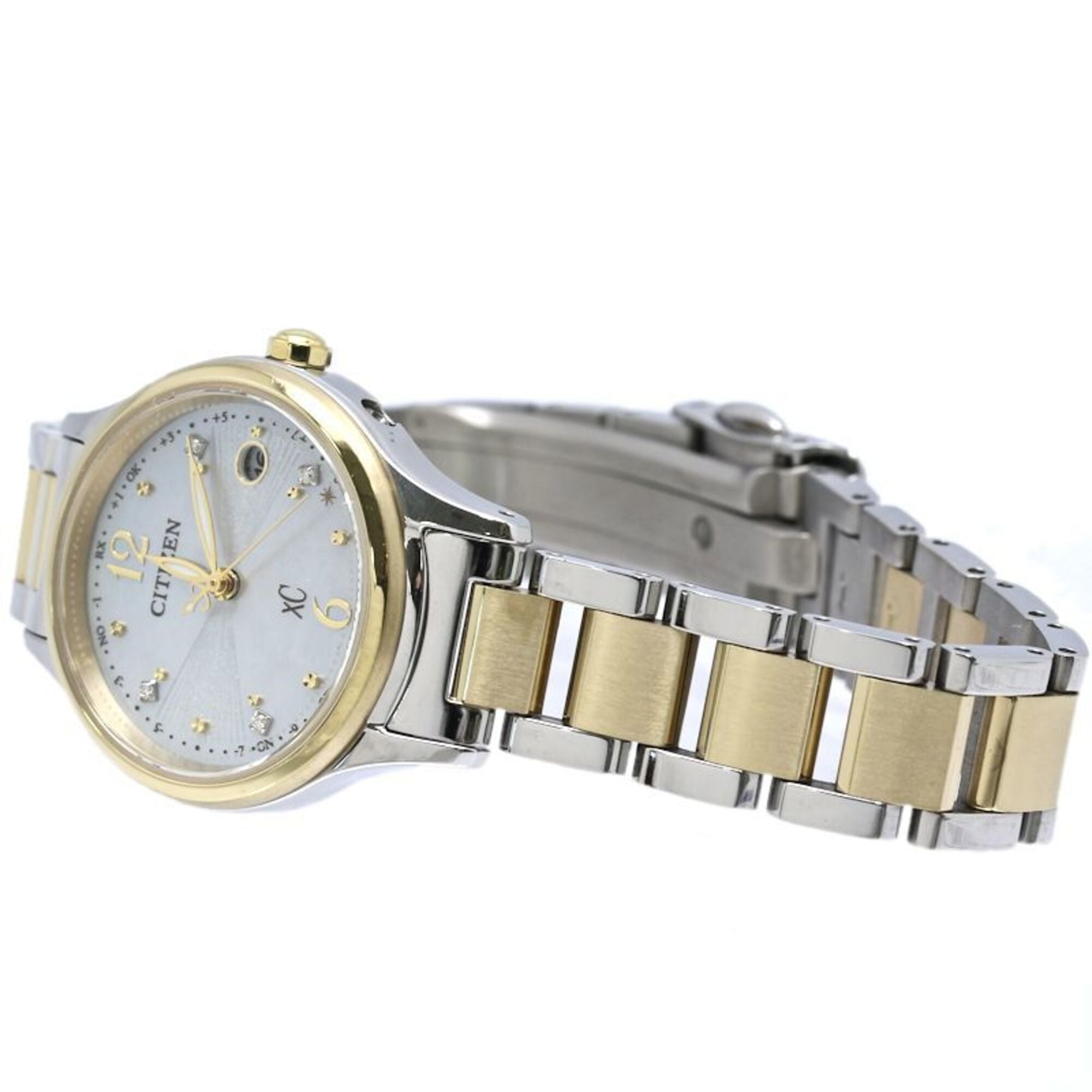 CITIZEN XC Cross Sea Hikari Collection Sakura ES9494-51D4P Diamond Limited Edition Women's Titanium Watch /40411