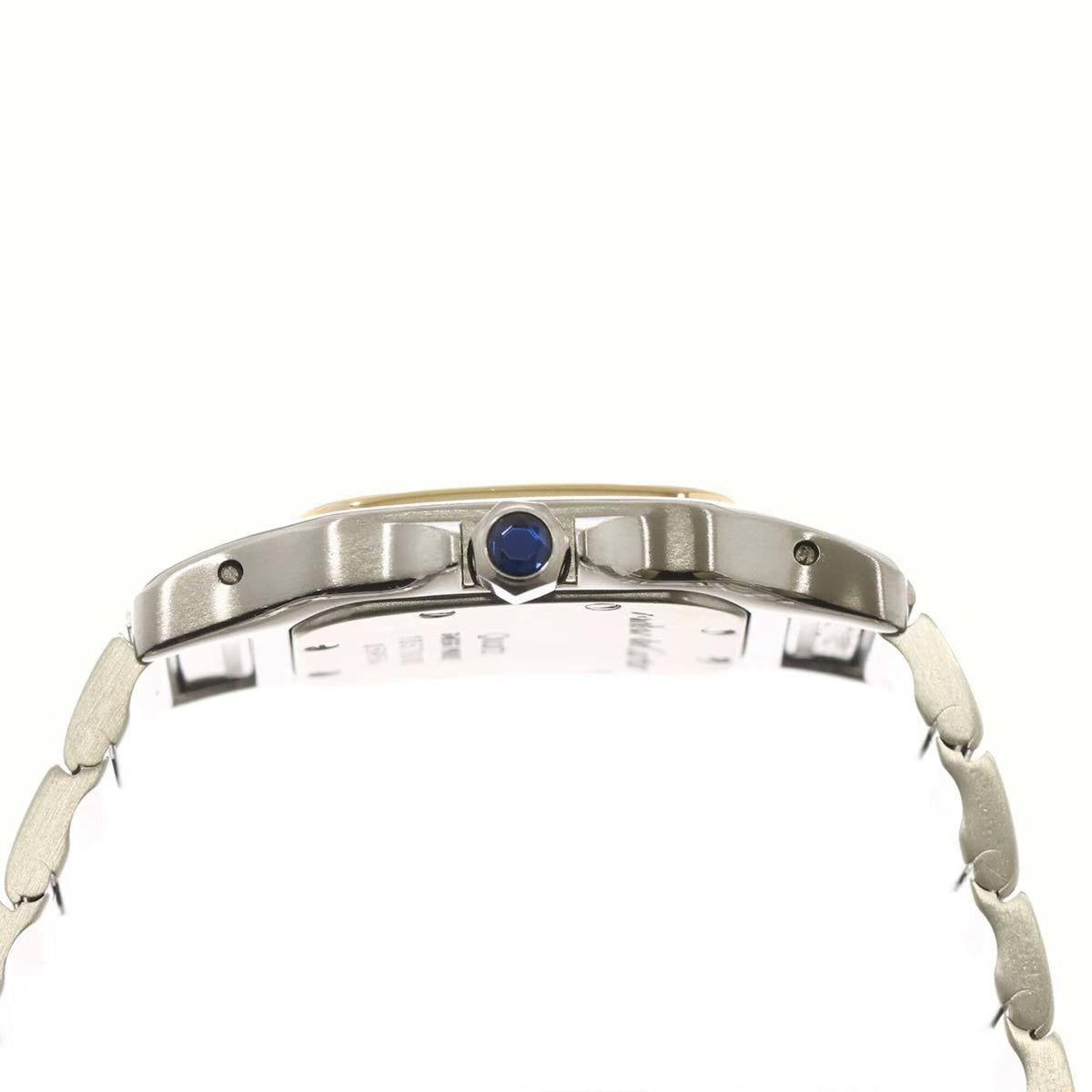 Cartier Santos Galbee SM W20012C4 Ivory Dial 24mm Watch