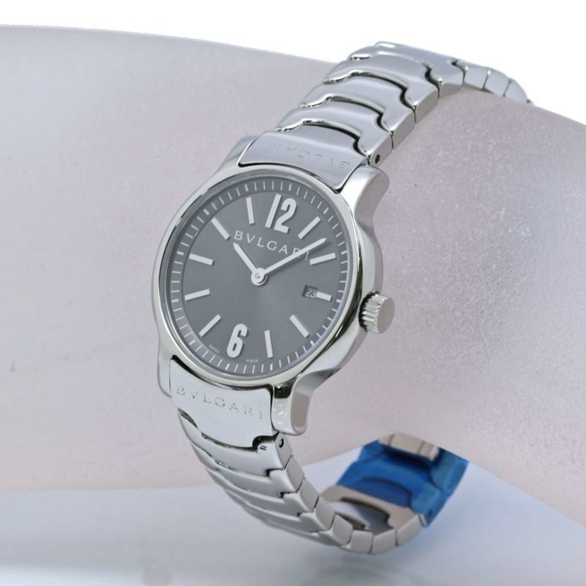 Bulgari Solotempo ST29C5SSD ST29S Grey Dial 29mm Watch