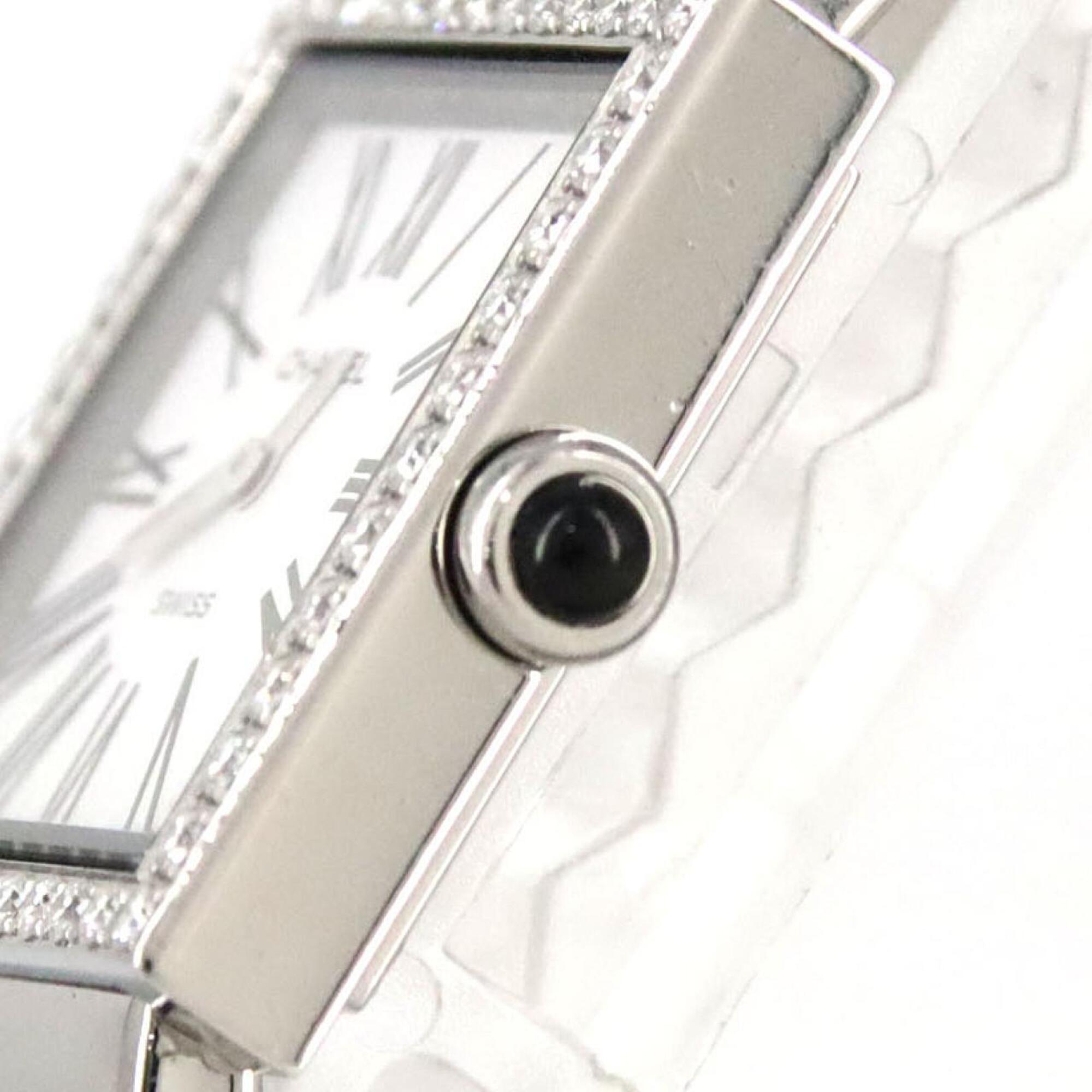 Chanel Mademoiselle D H0830 horloge met witte wijzerplaat, 22 mm