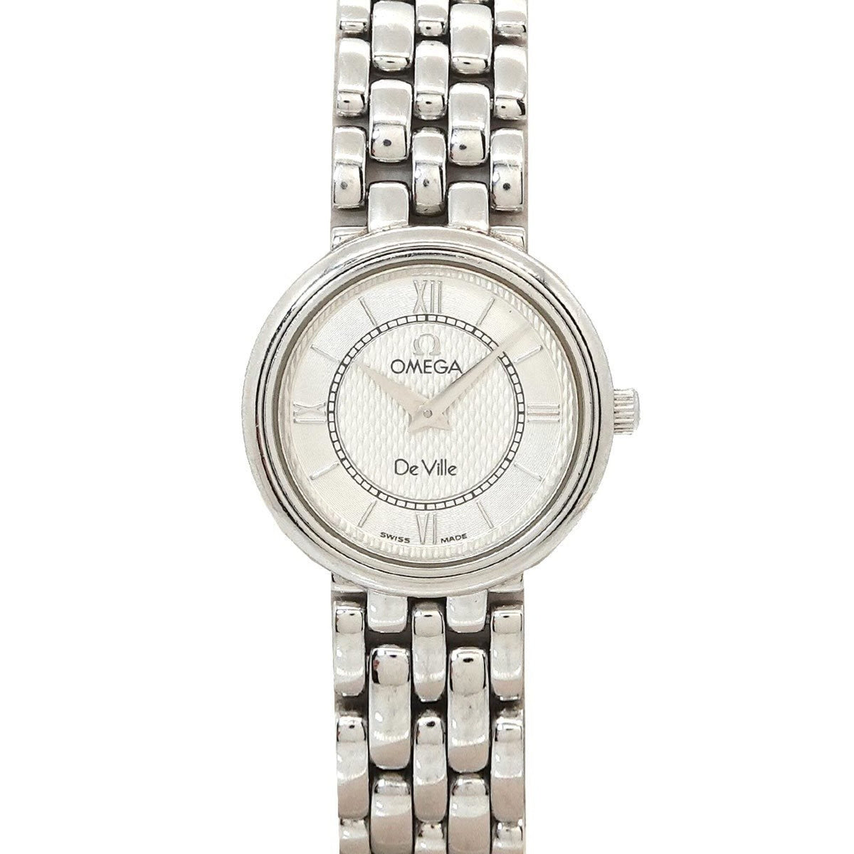 Montre Omega De Ville Prestige 7574, cadran argenté, 23 mm
