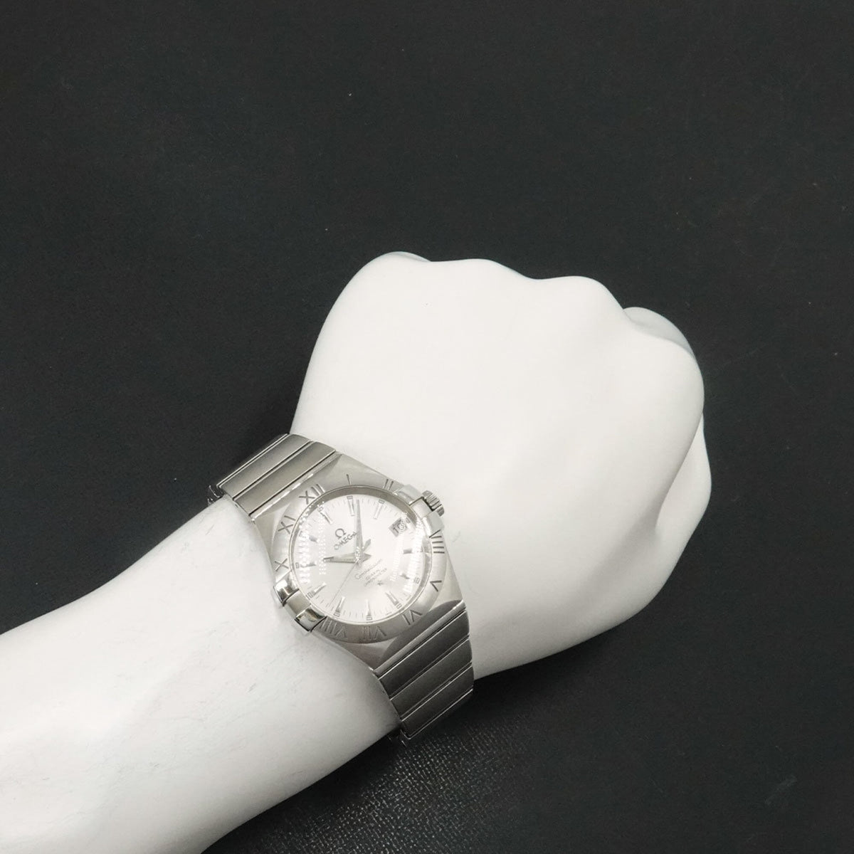 Omega Constellation 123 10 35 20 02 001 Silber Zifferblatt 35 mm Uhr