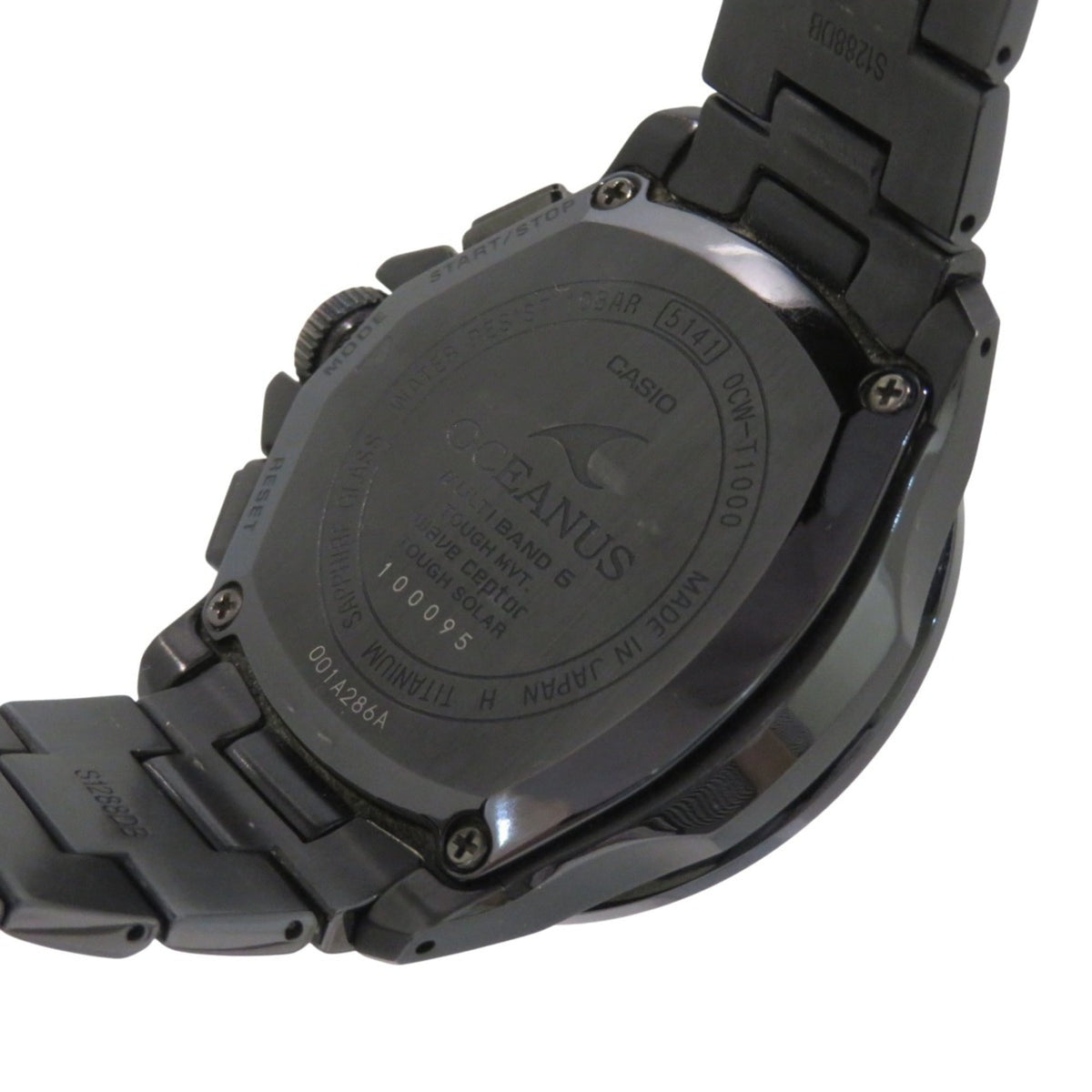 Casio Oceanus Titanium radiogestuurde OCW-T1000 horloge met wijzerplaat van 45 mm