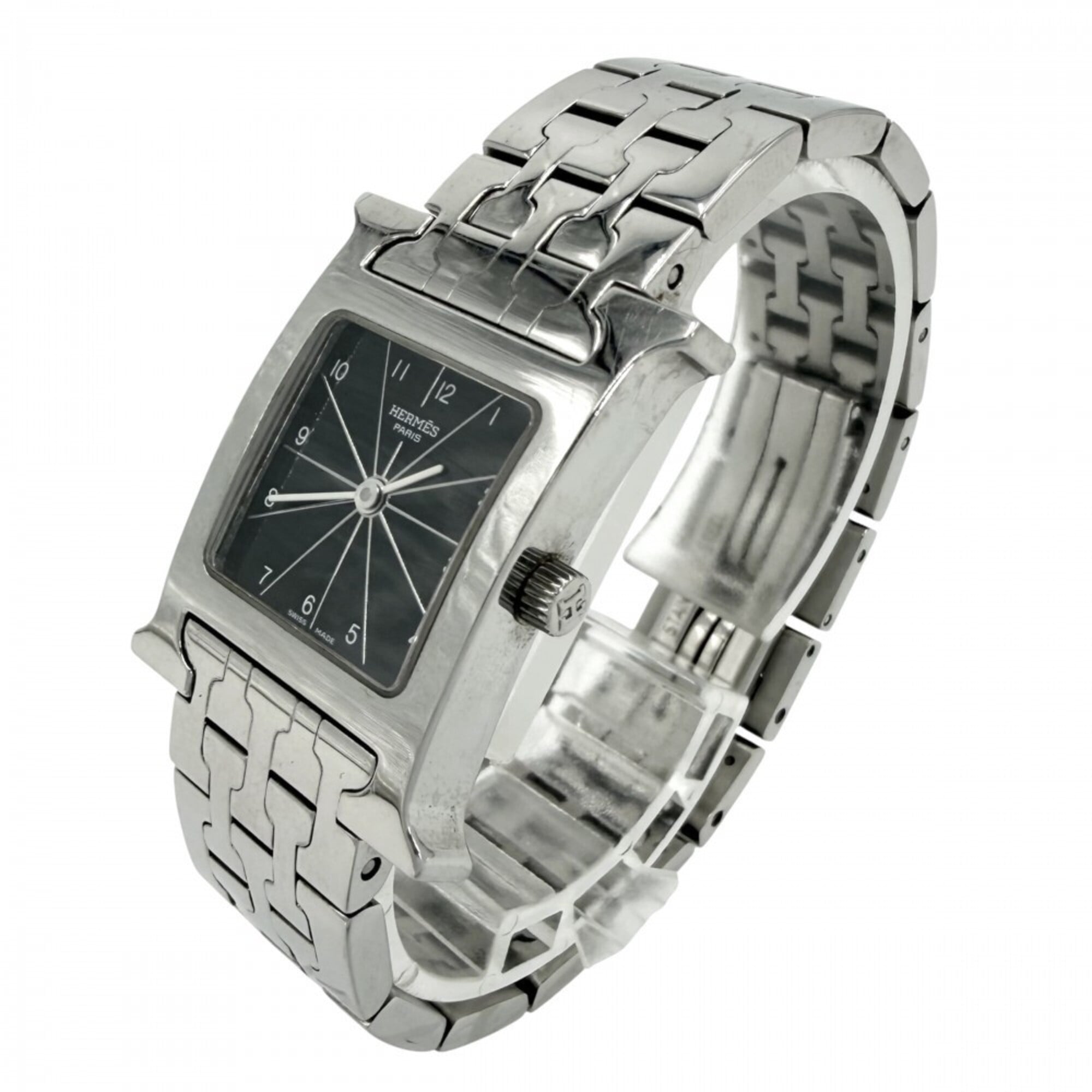Hermes H-Wo HH1.210 Black Dial 24mm Watch