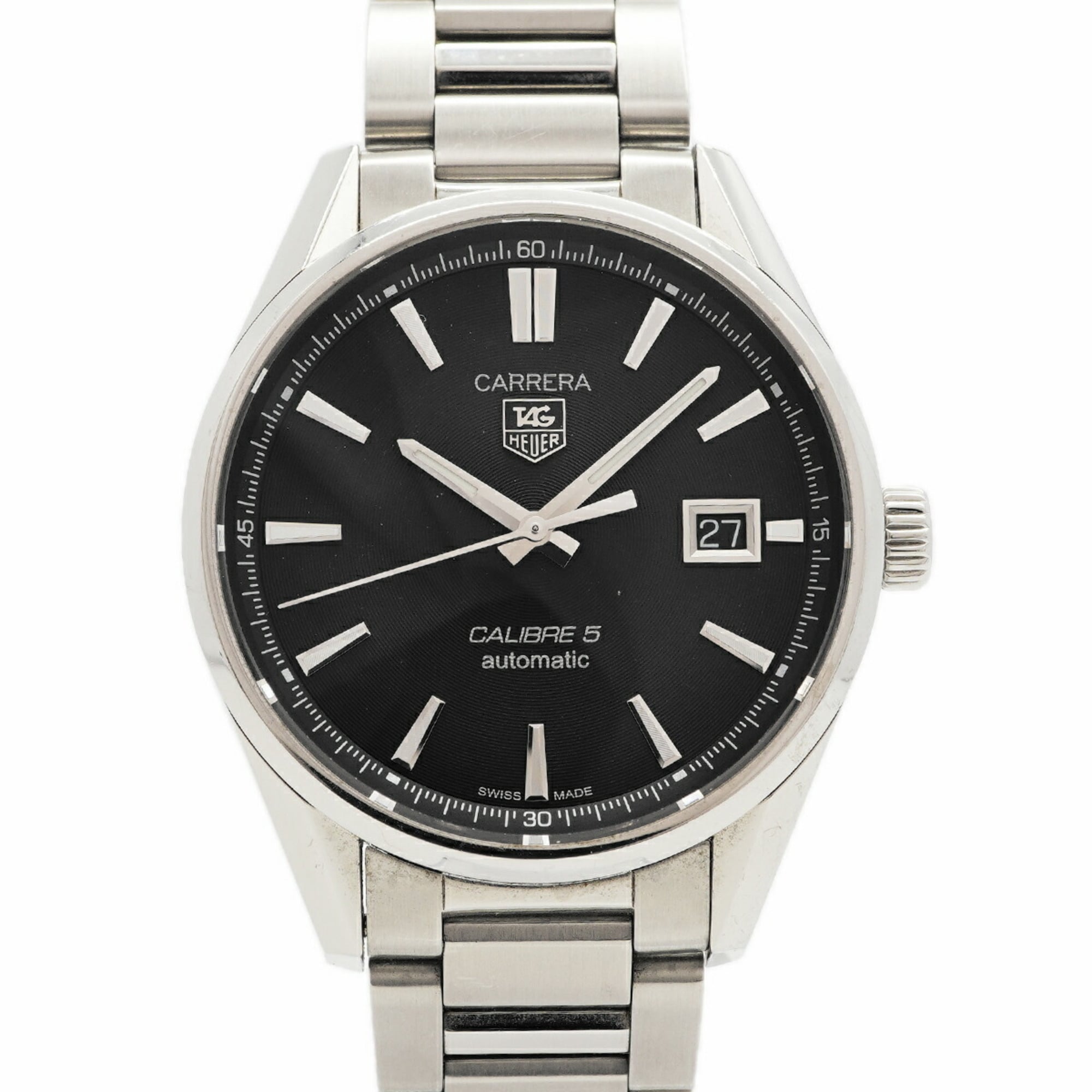 TAG Heuer Carrera WAR211A Black Dial 38mm Watch
