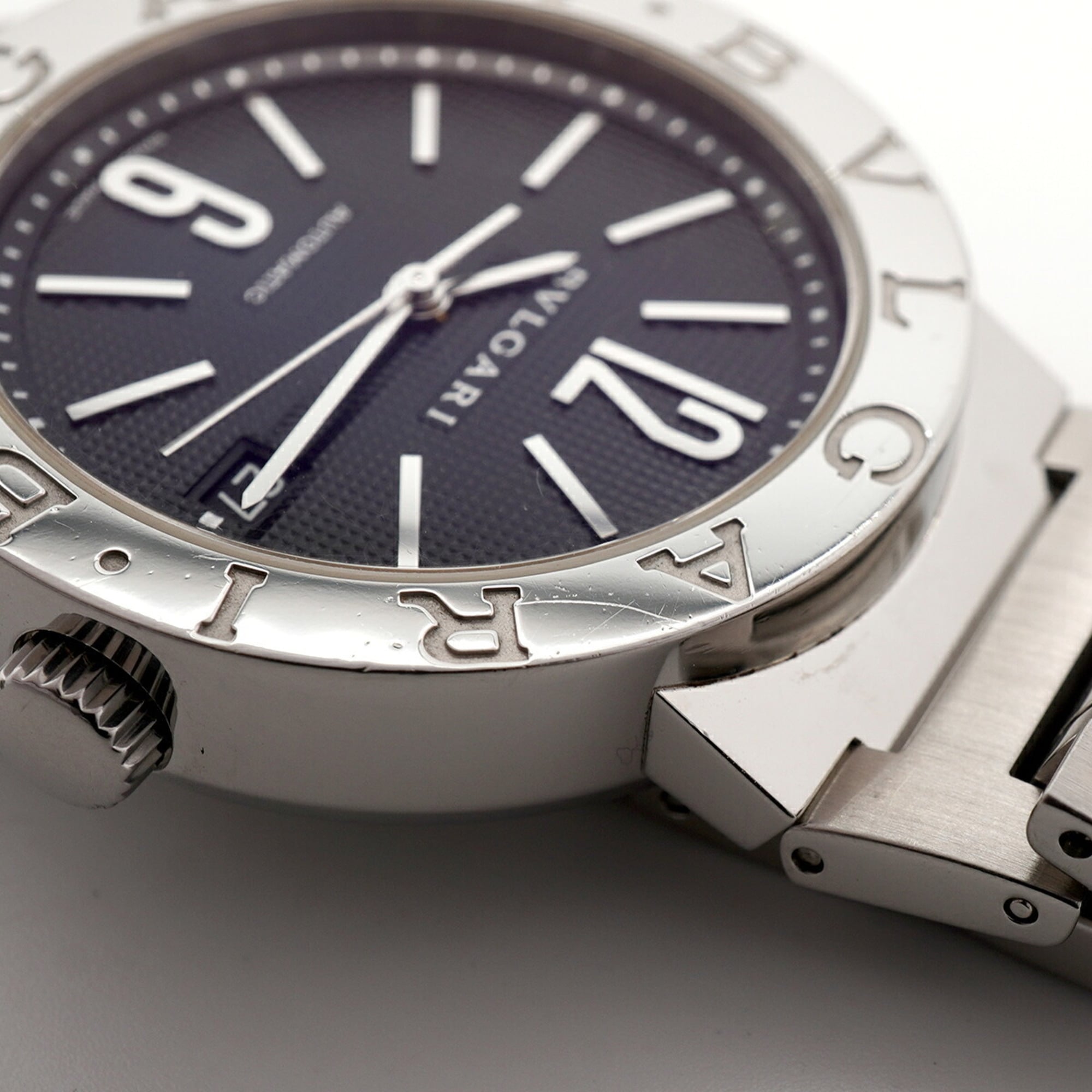 Bvlgari Bulgari Bulgari BB38SS Black Dial 38mm Watch