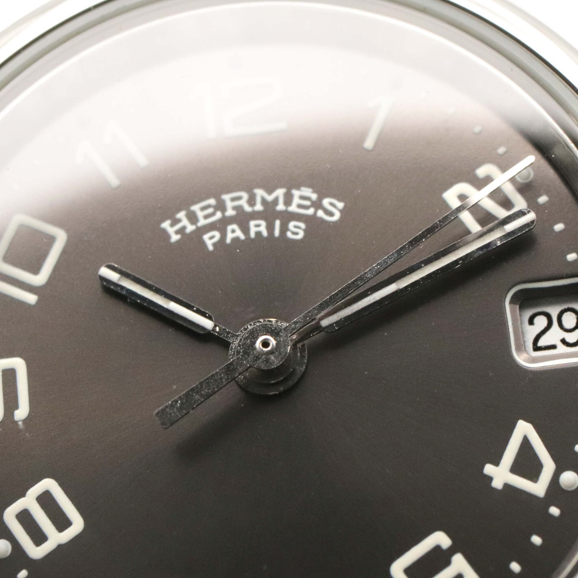 Hermes Clipper CL4.210 Gray Dial Stainless steel 24mm Watch